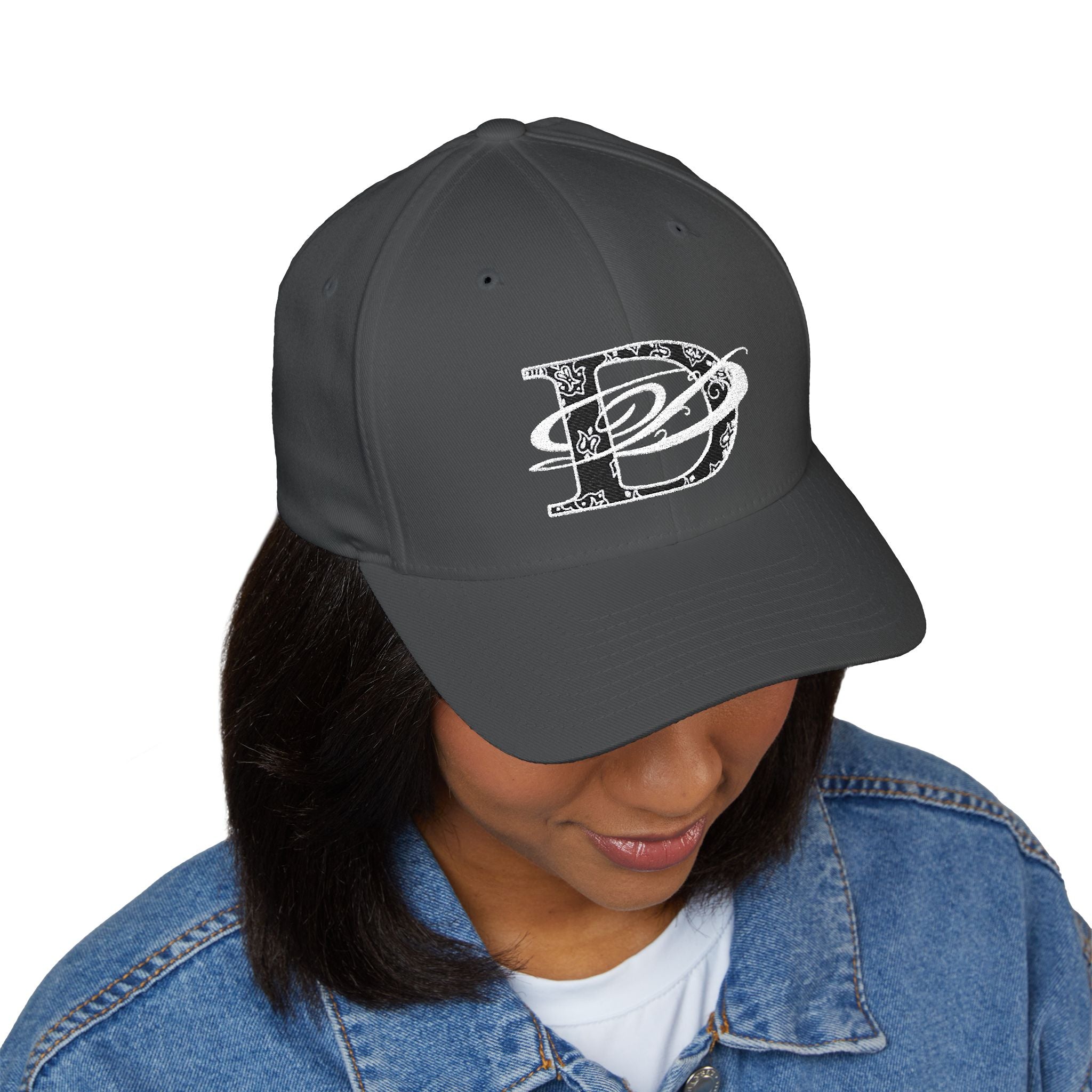 DD Bandana Logo Embroidered Closed Back Stretch Fit Cap