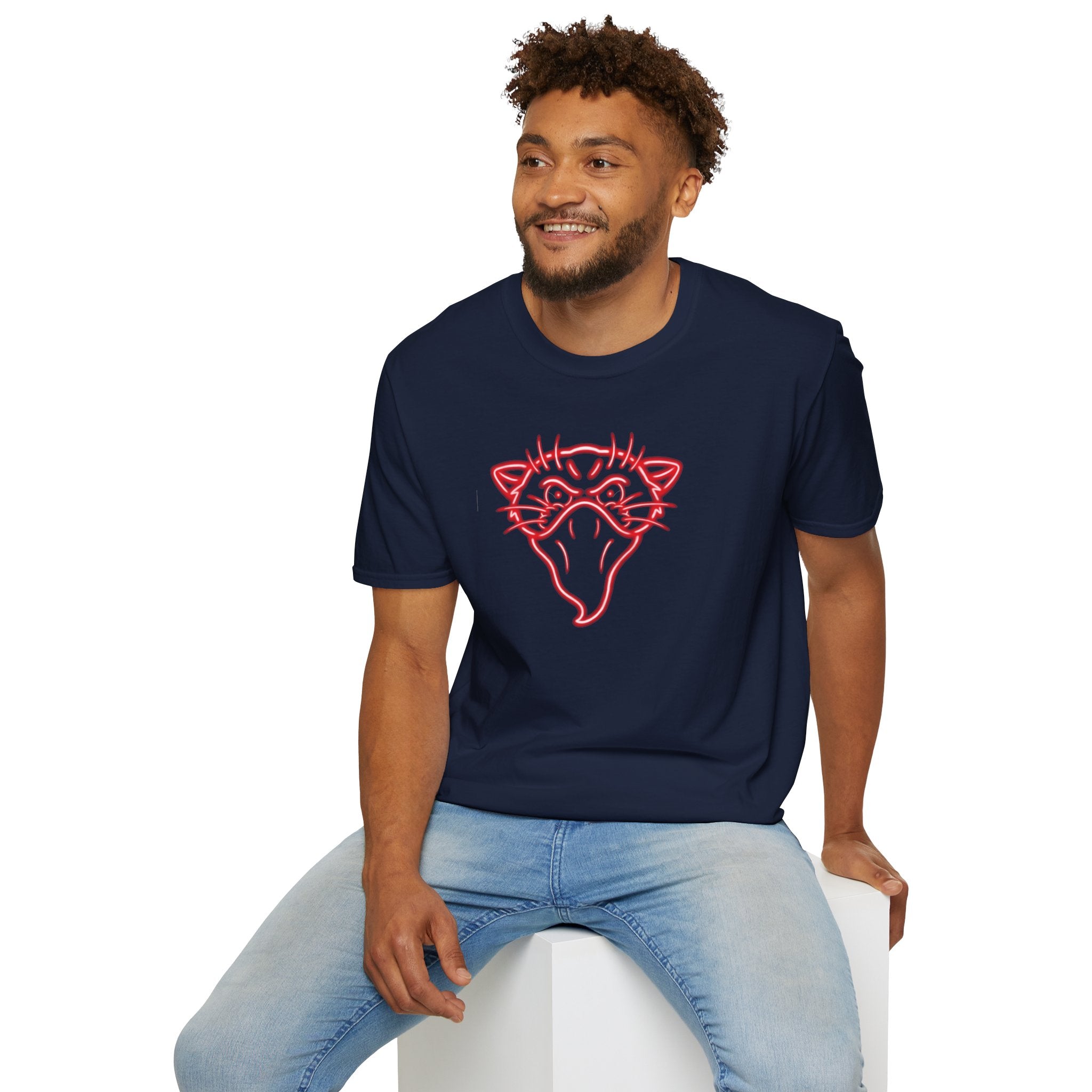 Neon Bandito Panther Softstyle Unisex T-Shirt