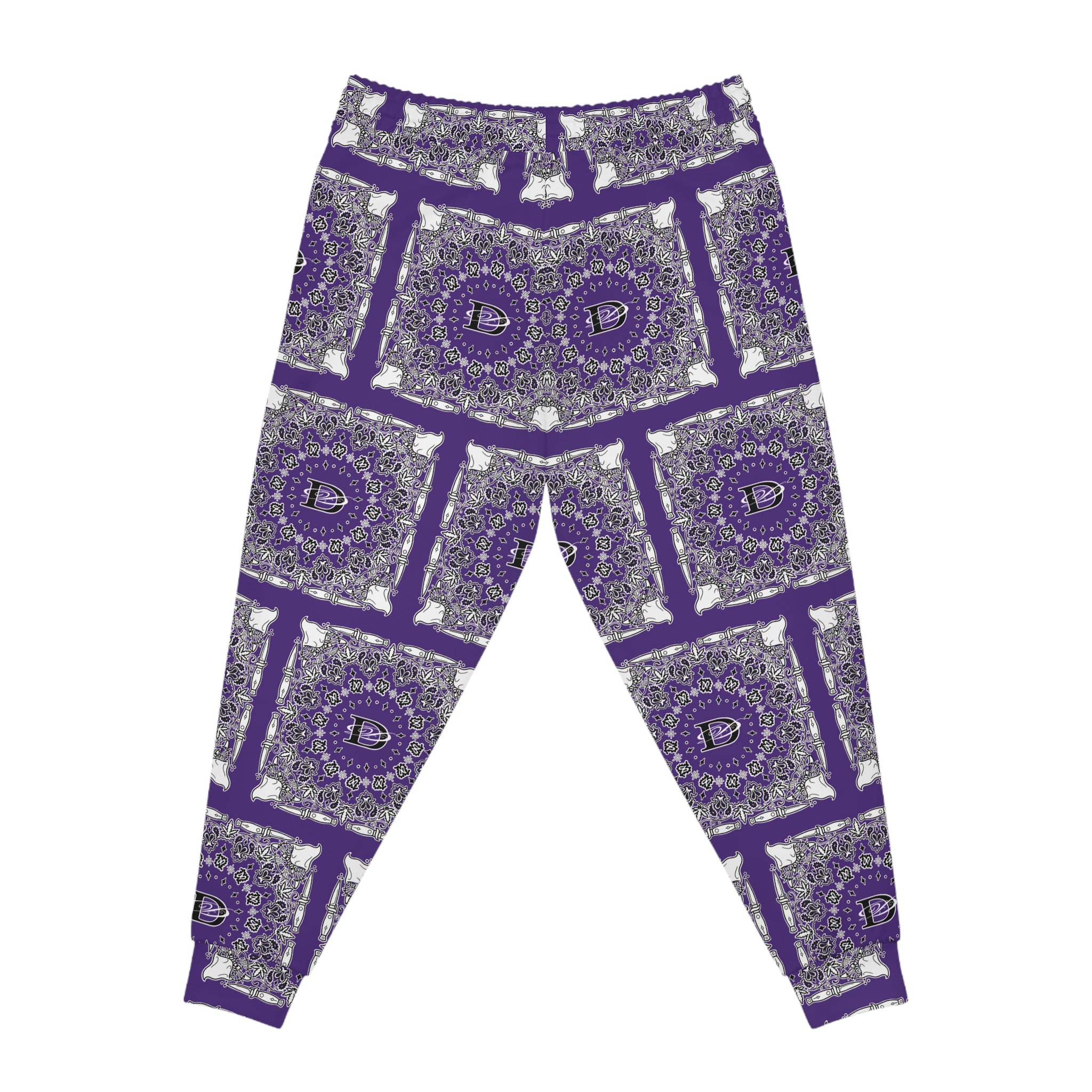 DD Custom Bandana Print Joggers AOP