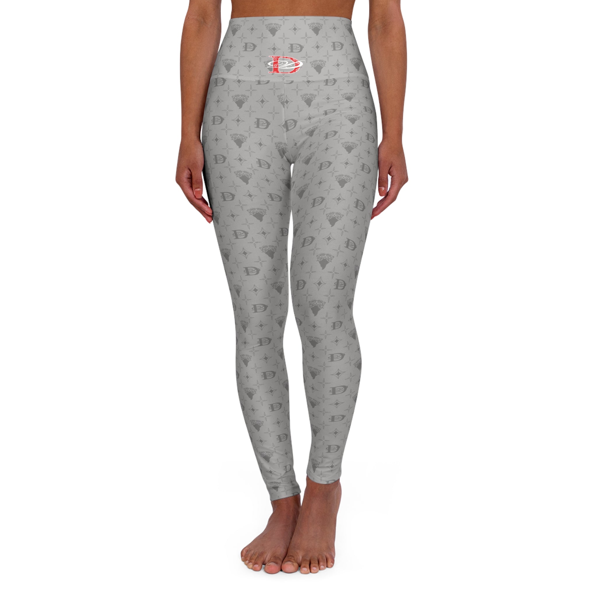 Bandito Panther Custom Monogram Print High Waisted Leggings AOP