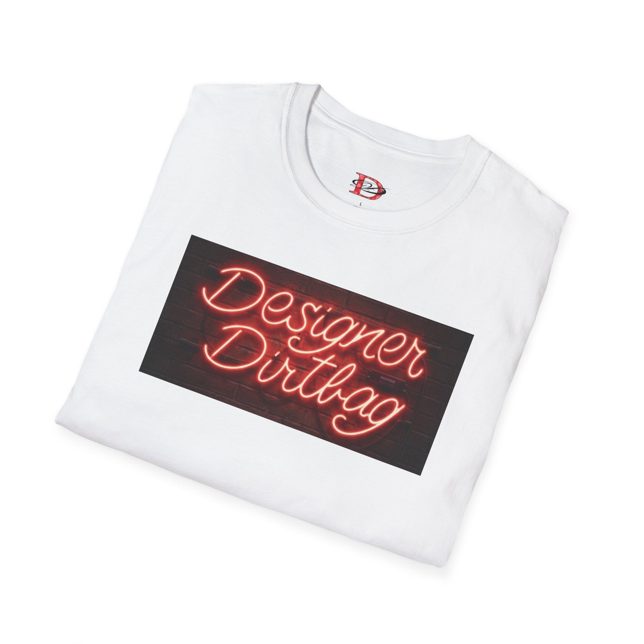 DD Neon Sign Softstyle Unisex T-Shirt