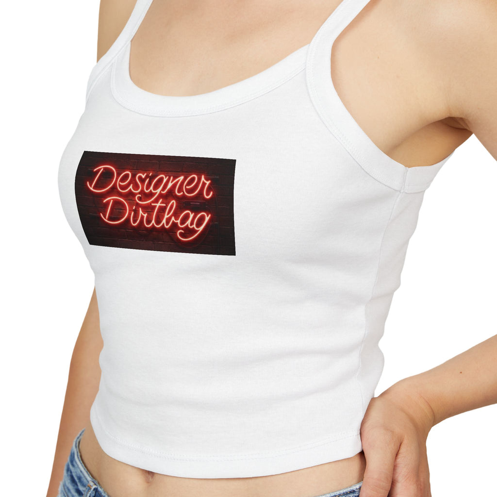 Neon Sign Graphic Spaghetti Strap Woman's Tank Top