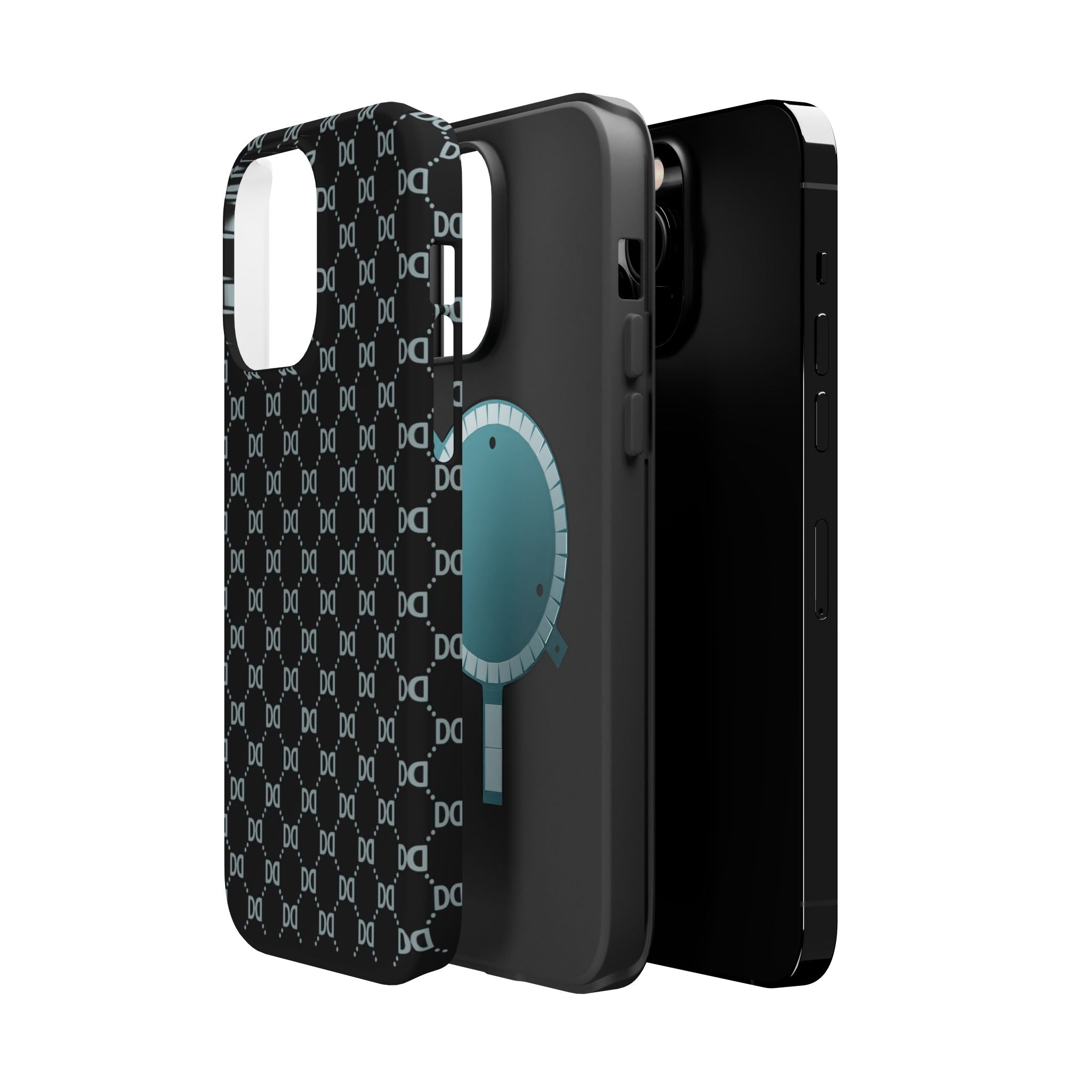 DD Monogram Pattern Magnetic Phone Case