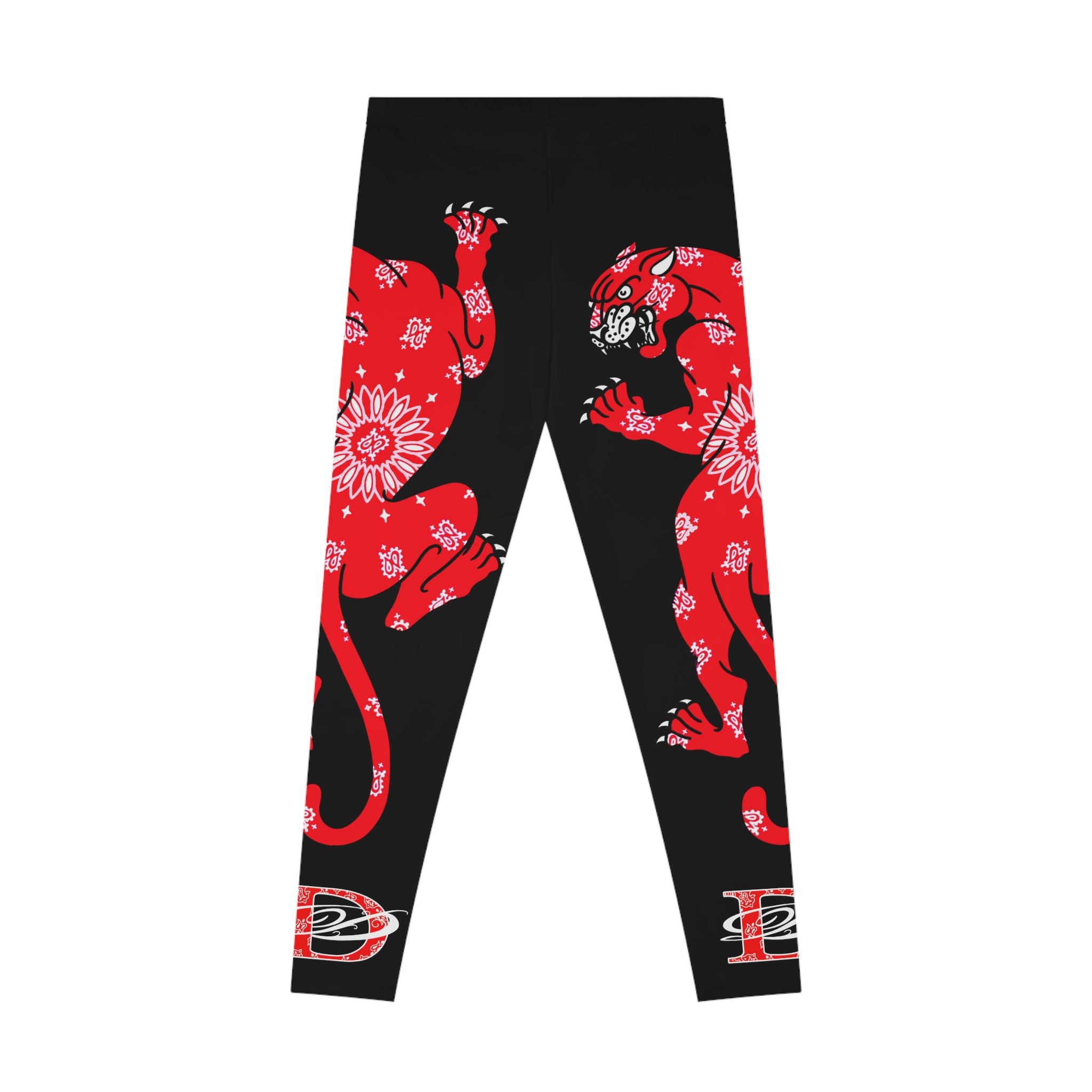 Climbing Bandana Panther Leggings AOP
