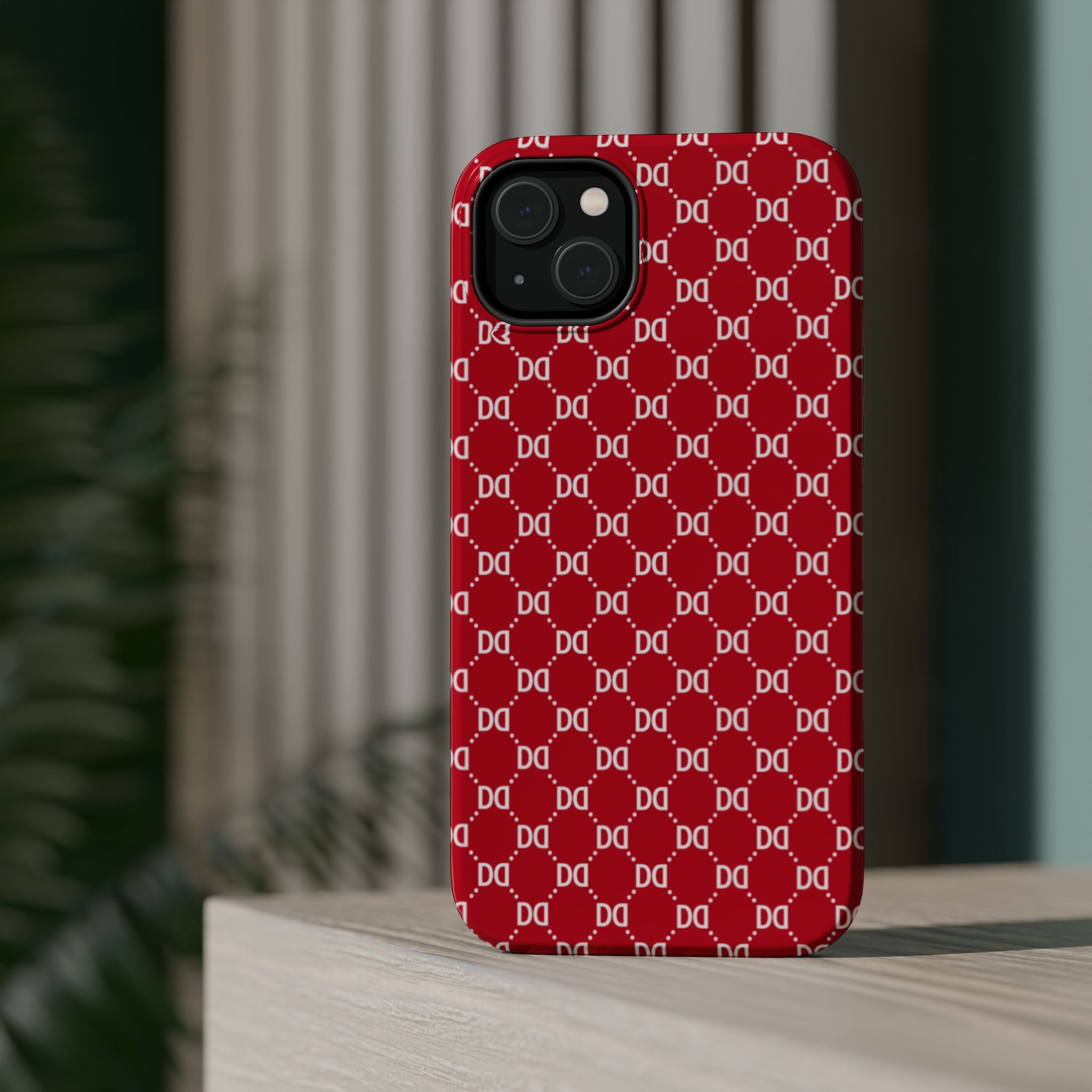 DD Monogram Pattern Magnetic Phone Case