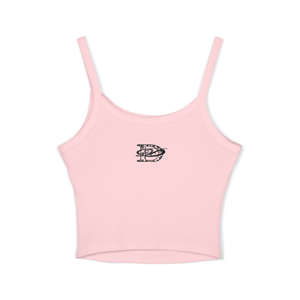 250th Anniversary Eagle w/Clasped Hands Tattoo Design 1776-2026 Spaghetti Strap Woman's Tank Top