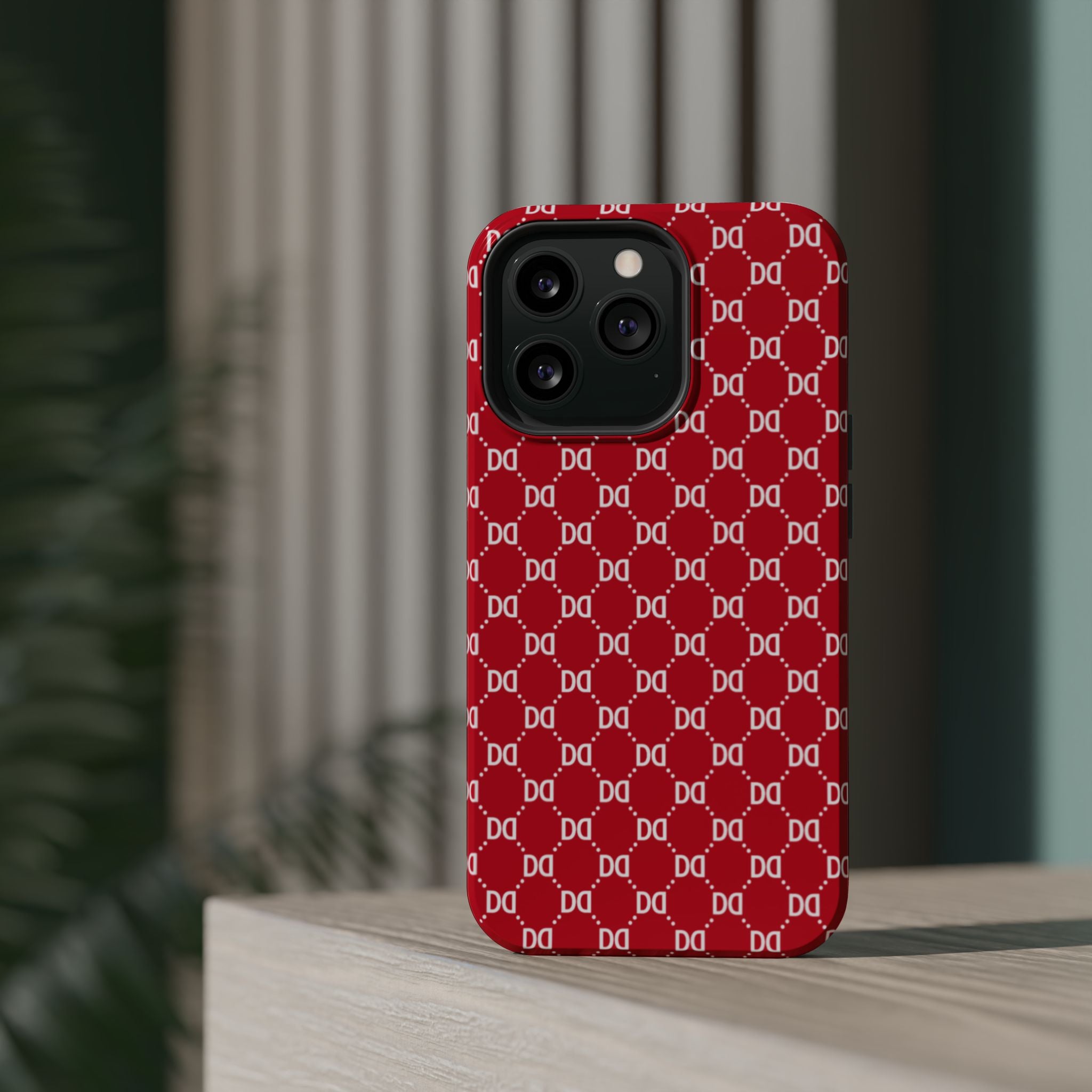 DD Monogram Pattern Magnetic Phone Case