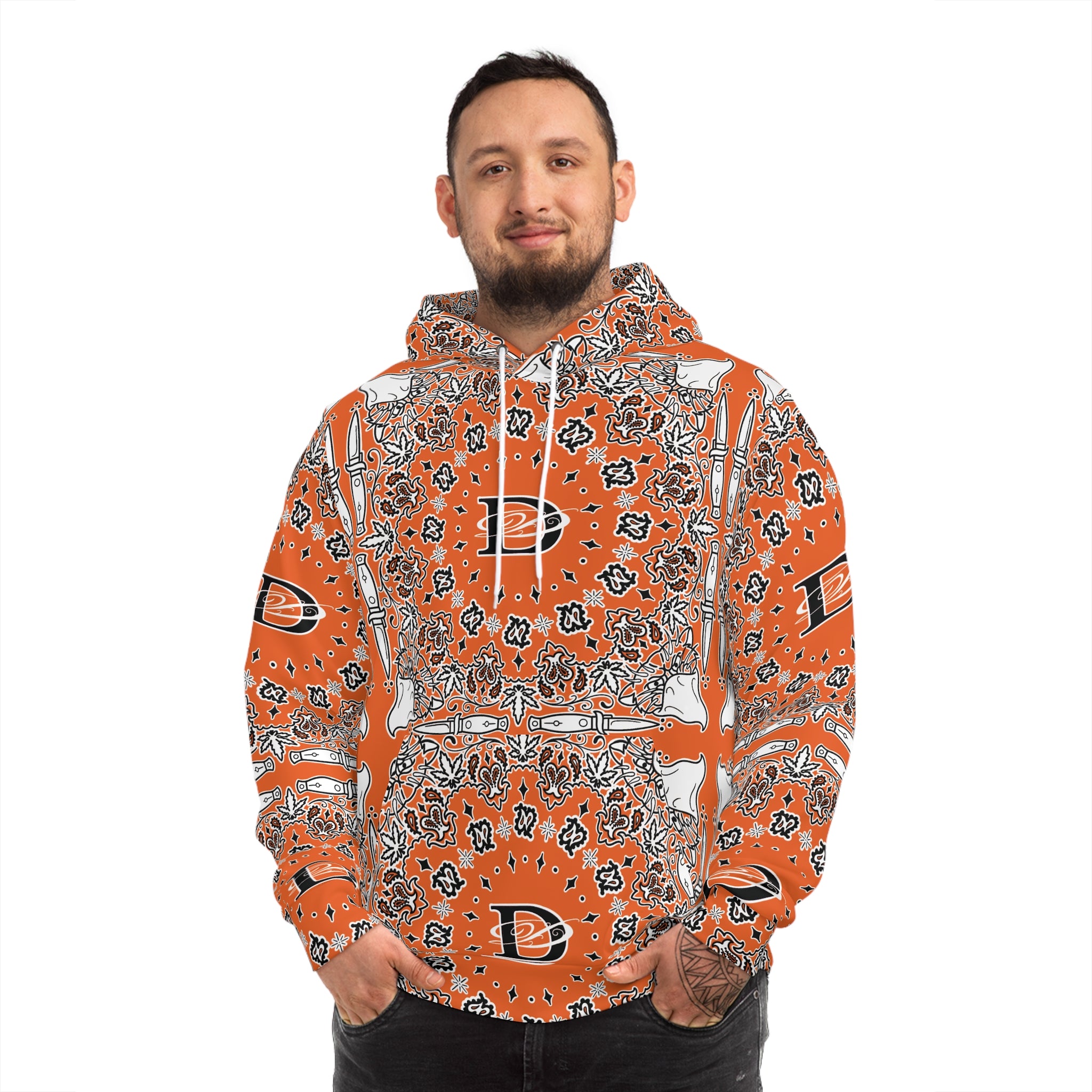 DD Custom Bandana Unisex Hoodie AOP