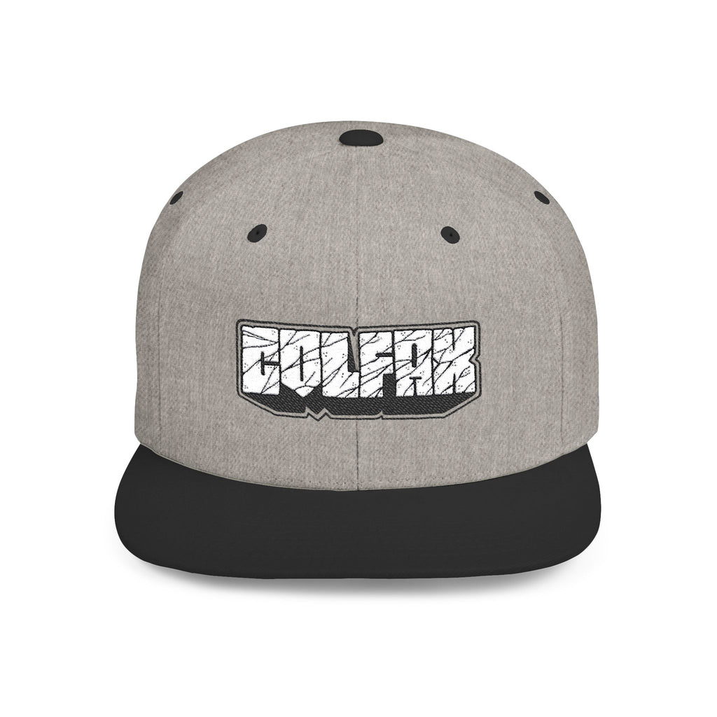 Colfax Stone Flat Bill Snapback Hat Embroidered