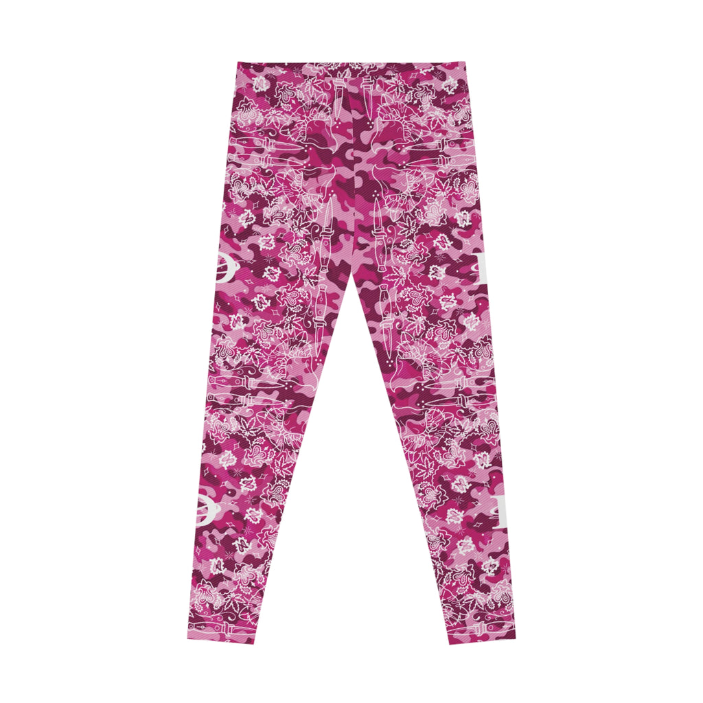 DD Custom Bandana Print W/ Pink Camo Leggings AOP