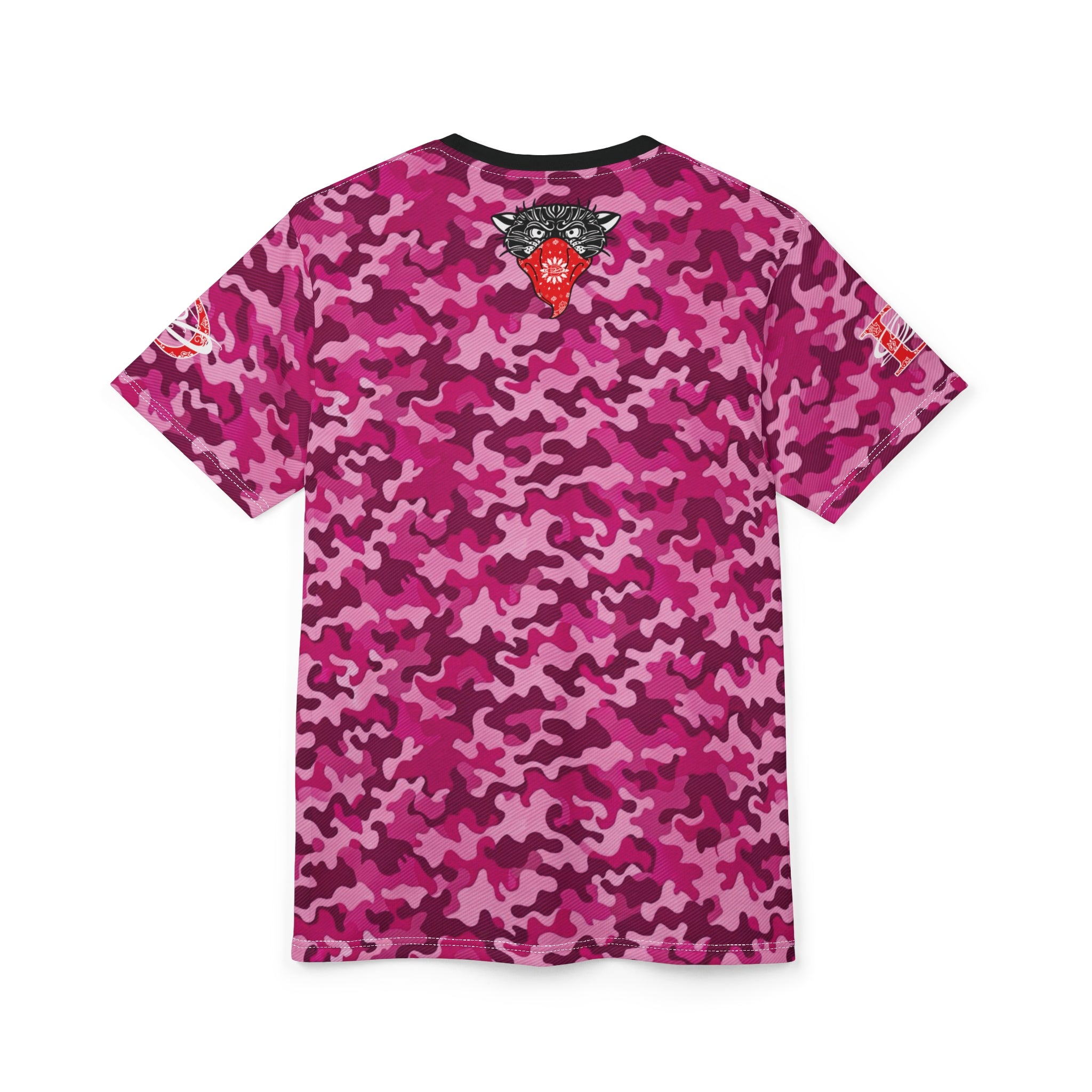 DD Box Logo Pink Camo Unisex T-Shirt AOP