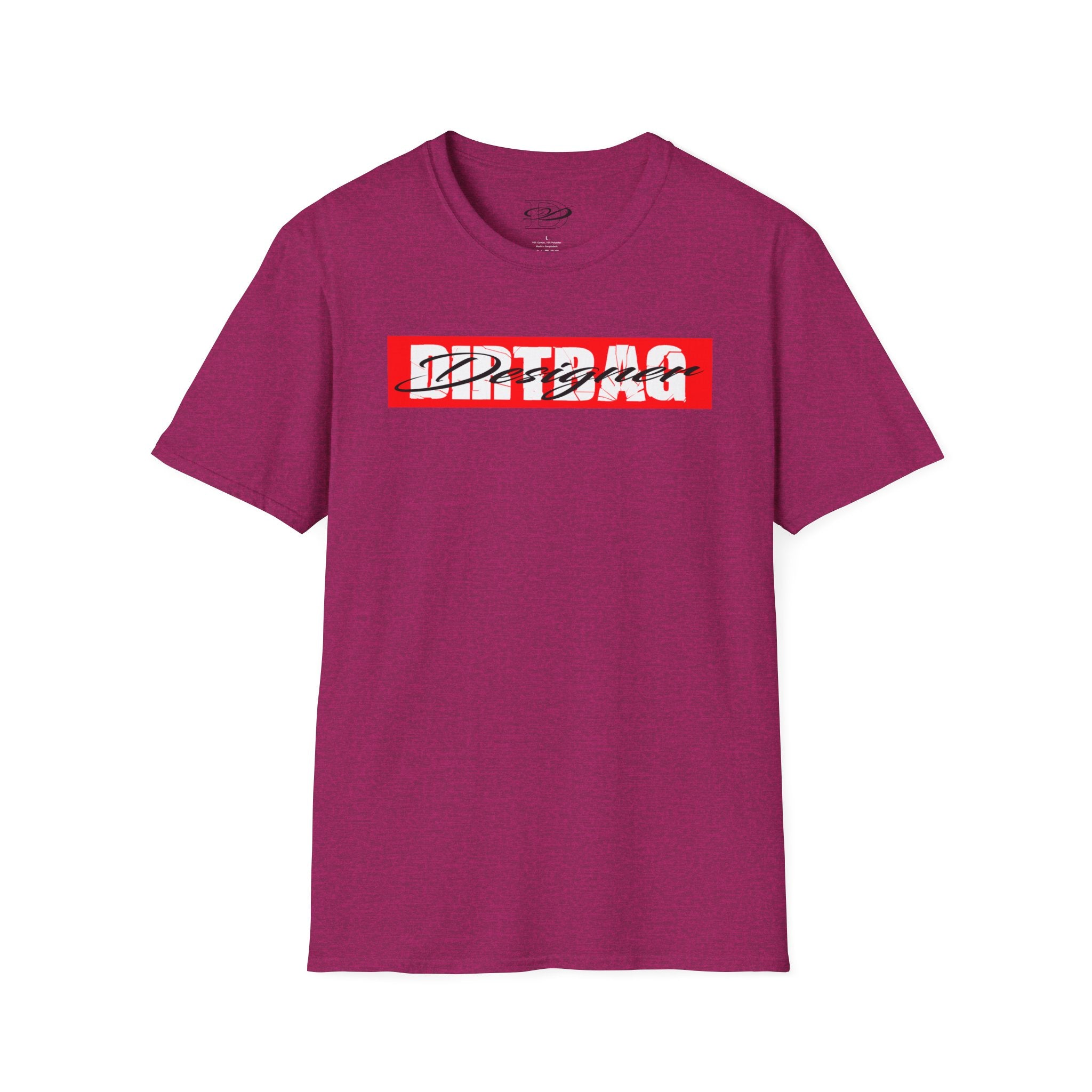 Broken Dirtbag Logo Graphic Unisex Softstyle T-Shirt, Casual Wear, Streetwear, Urban Fashion, Tattoo