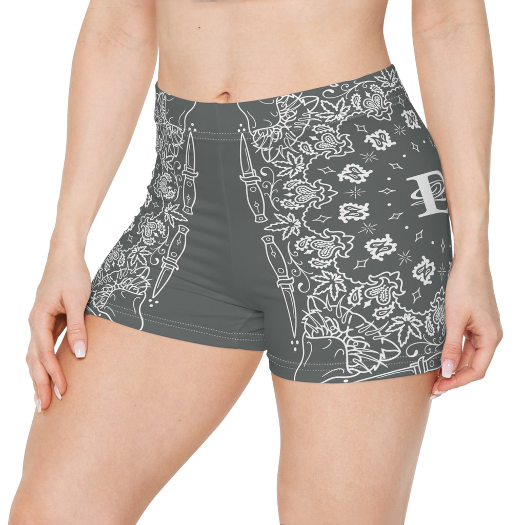 DD Custom Bandana Print Women's Shorts AOP
