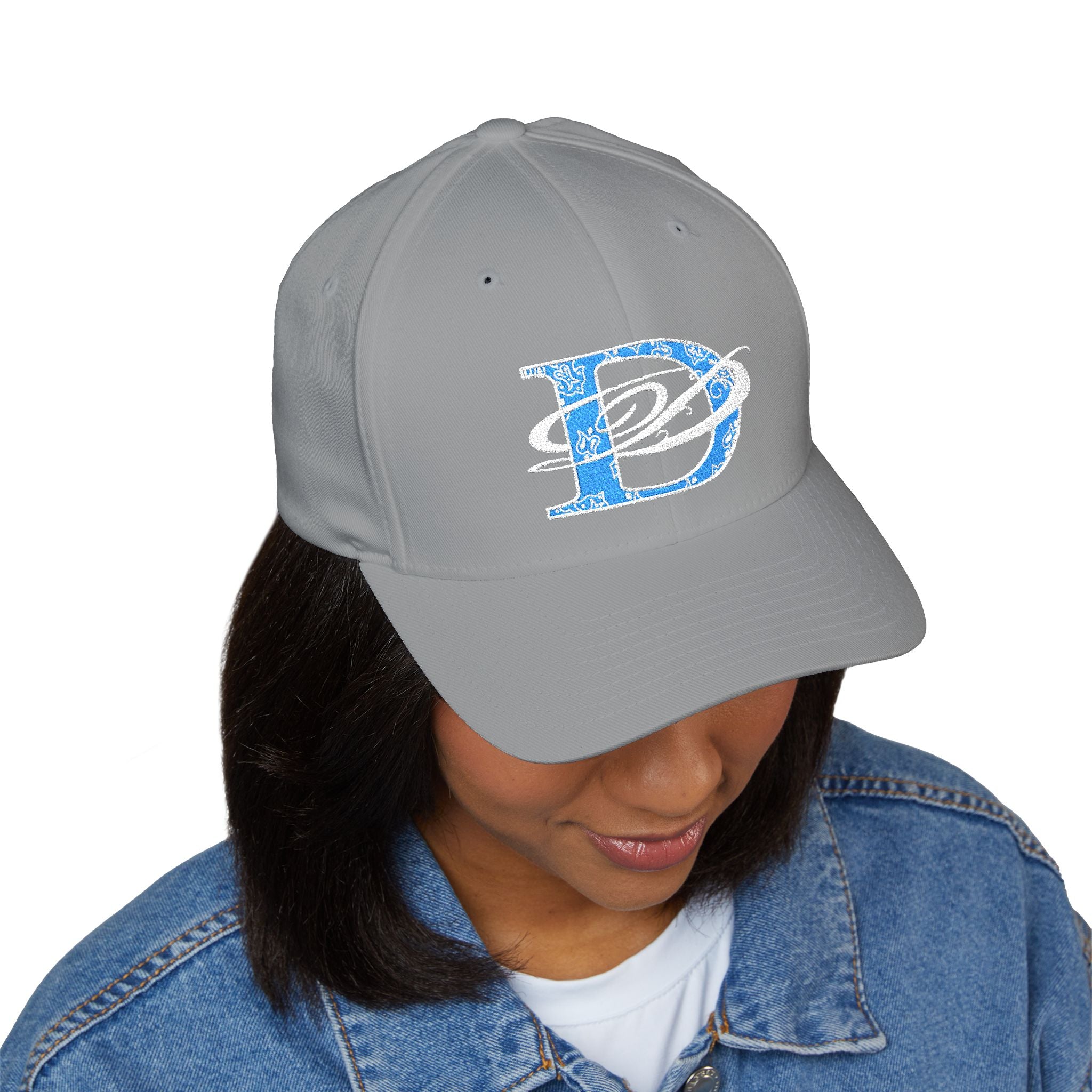DD Bandana Logo Embroidered Closed Back Stretch Fit Cap