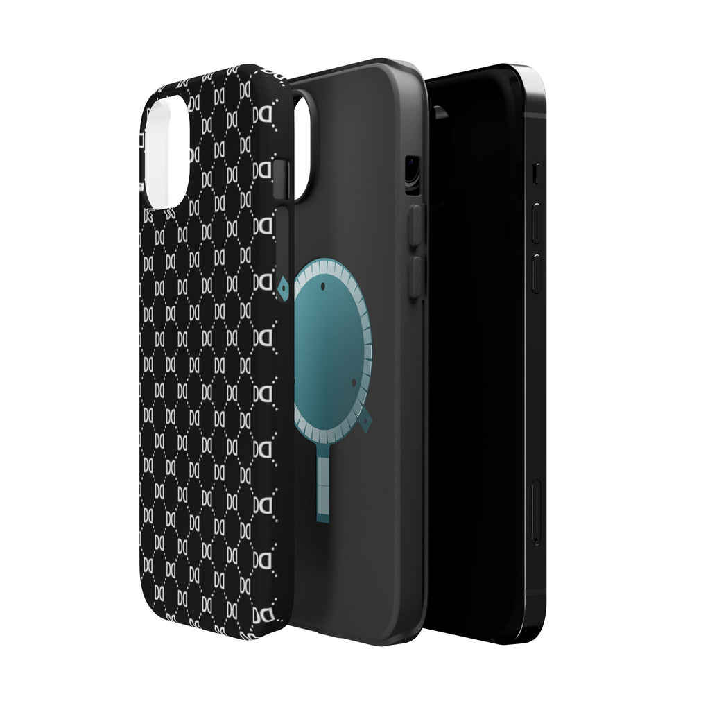 DD Monogram Pattern Magnetic Phone Case