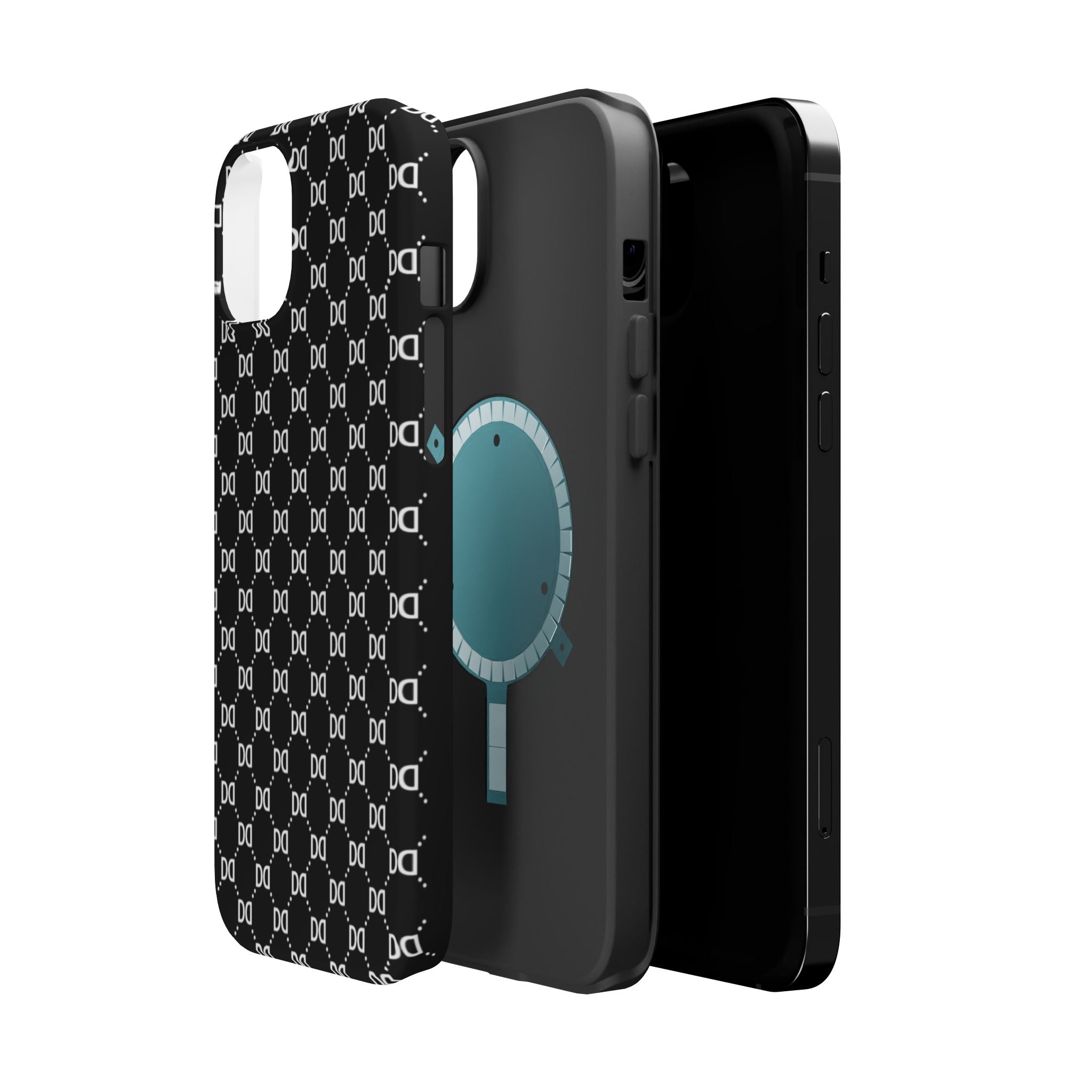 DD Monogram Pattern Magnetic Phone Case