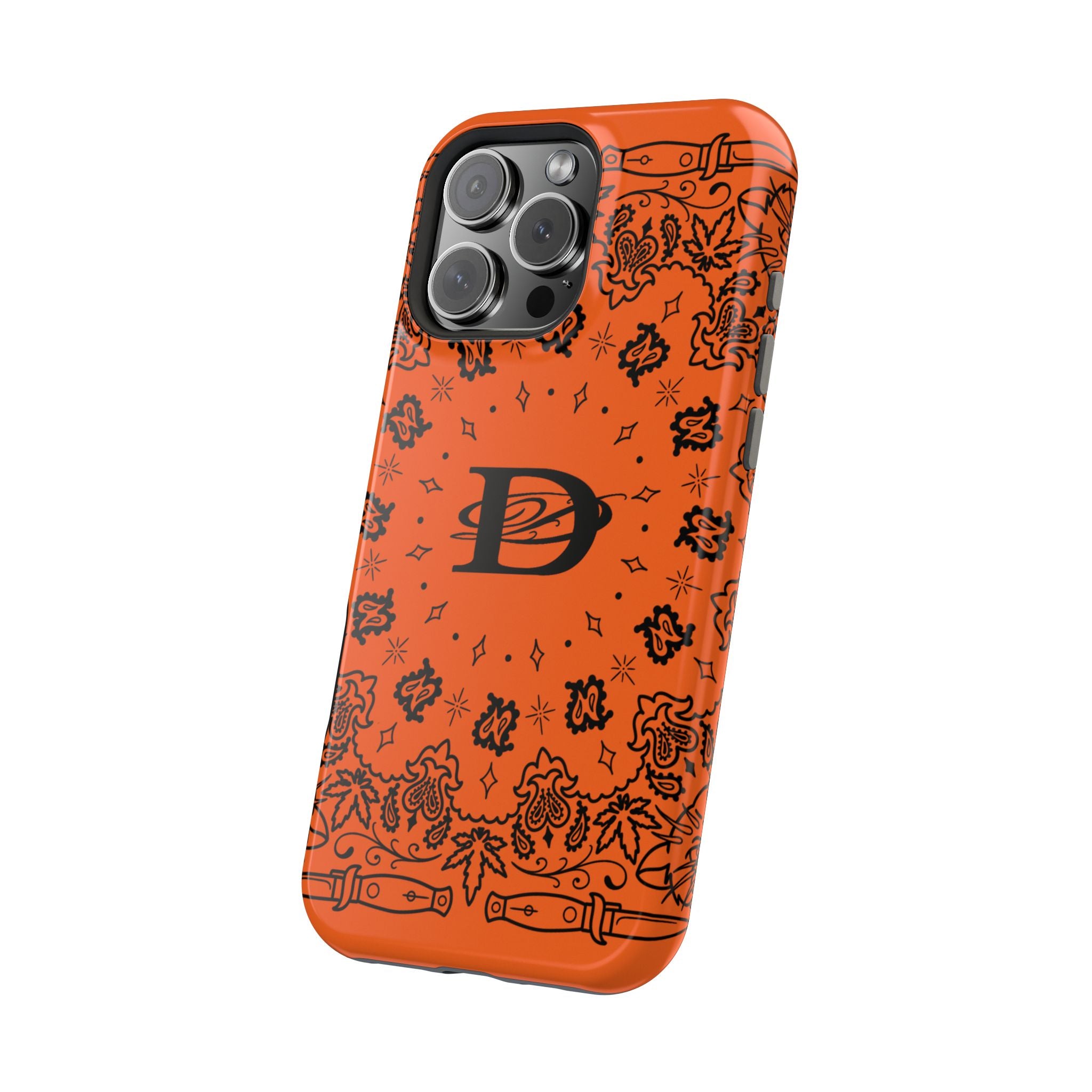 DD Custom Bandana Print Stylish Magnetic Phone Cases for Trendy Protection, Customize Your Style, Personalized Gift, Unique Design