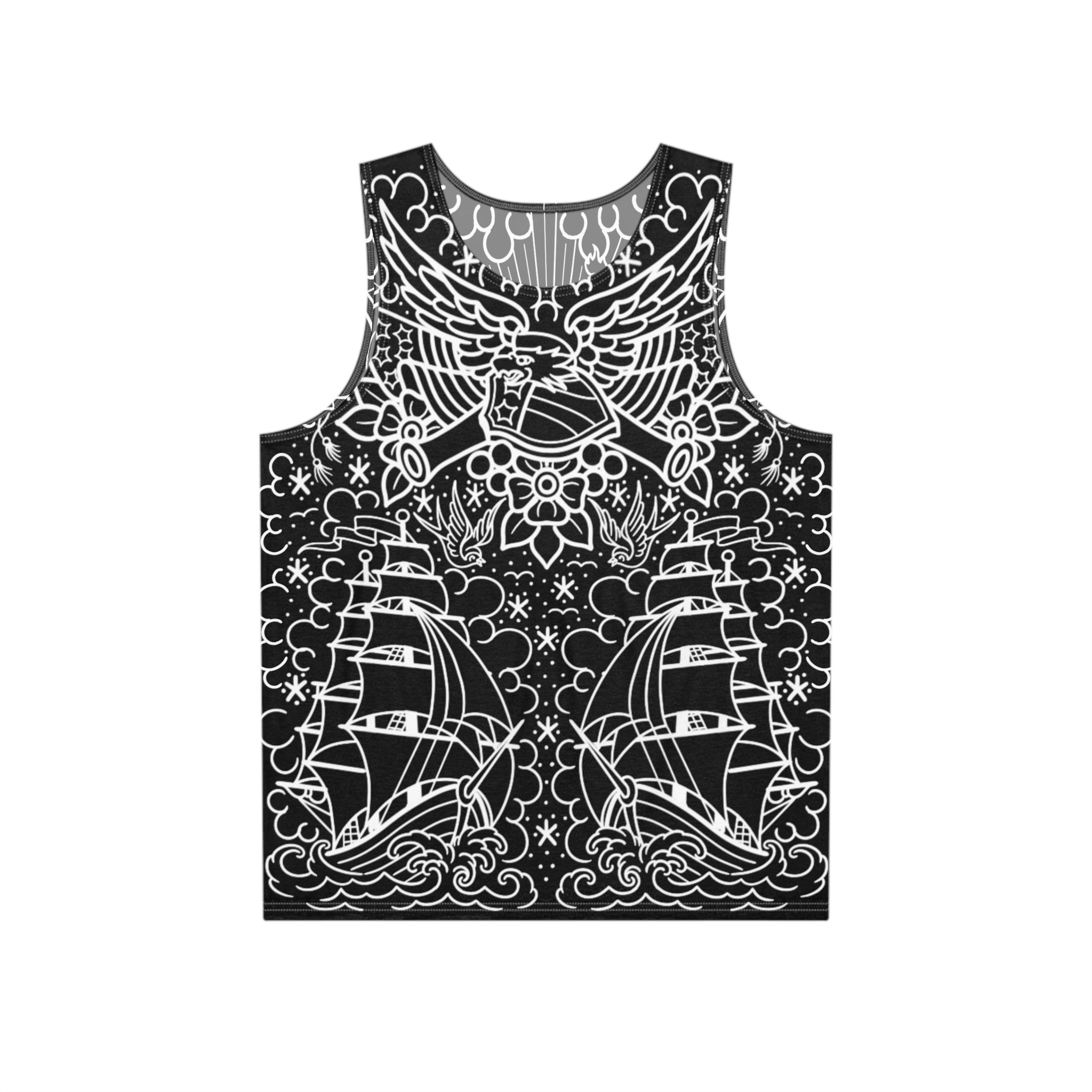 American Traditional Tattoo Body Suit Tank Top AOP