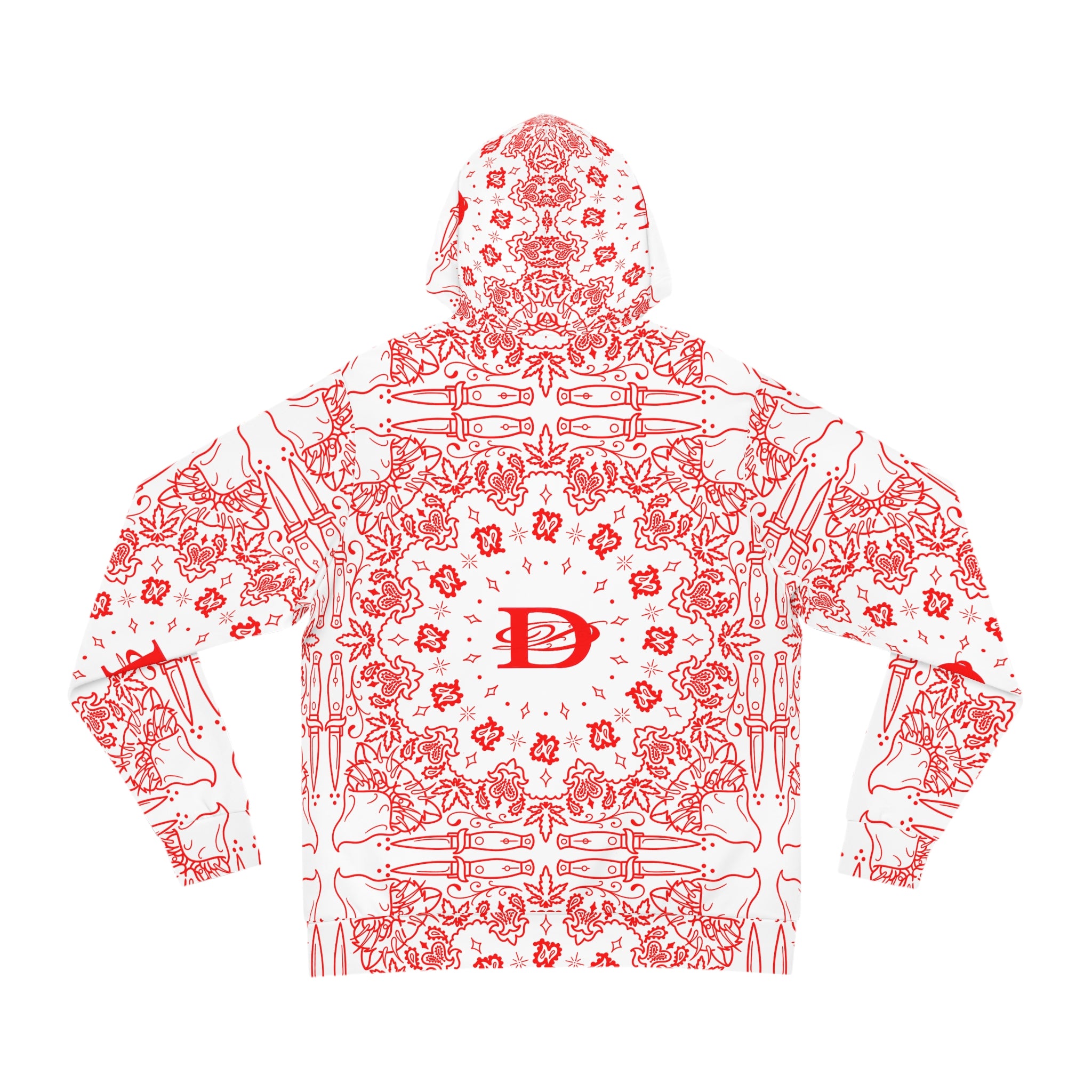 DD Custom Bandana Print Unisex Hoodie AOP