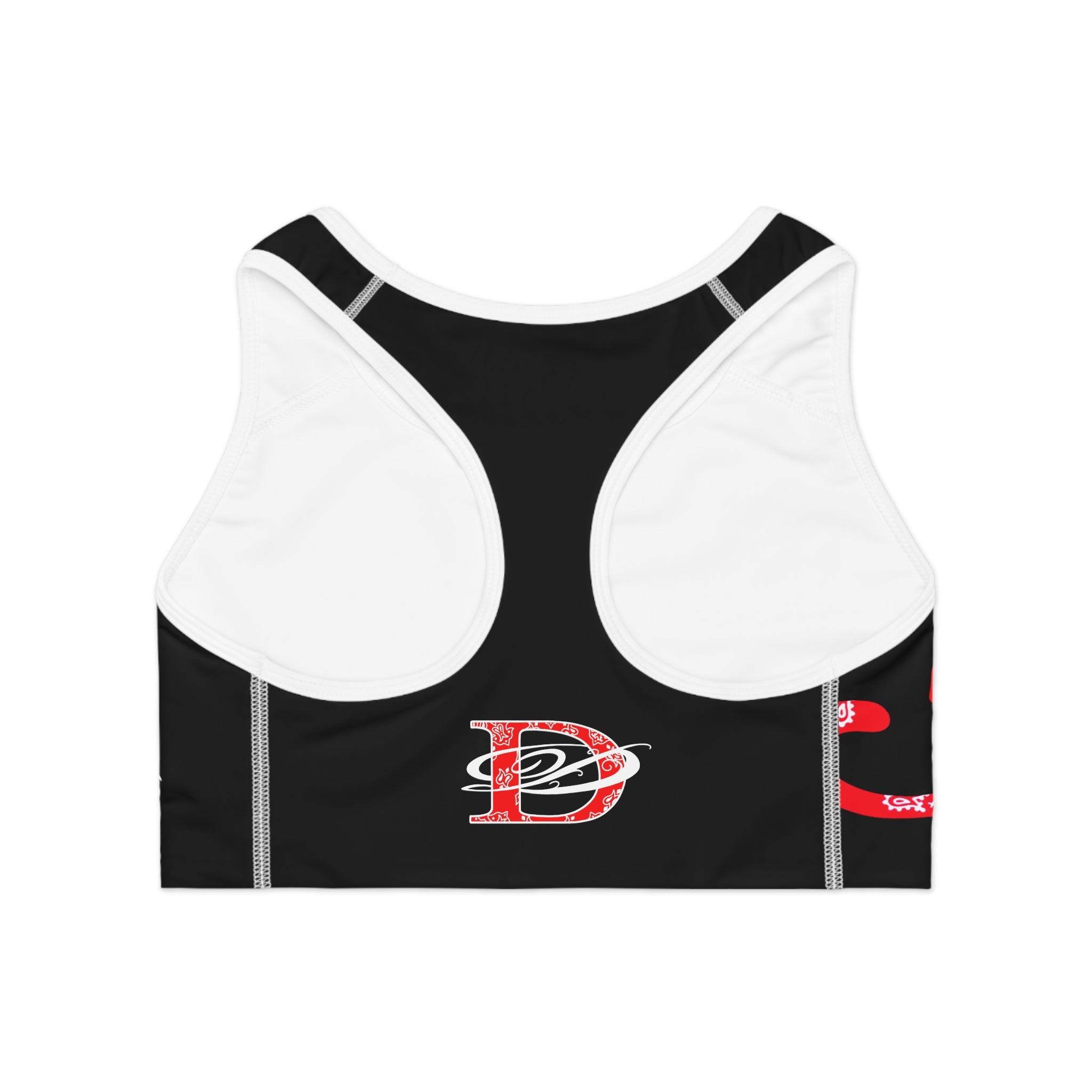 DD Climbing Panther W/Bandana Print Sports Bra