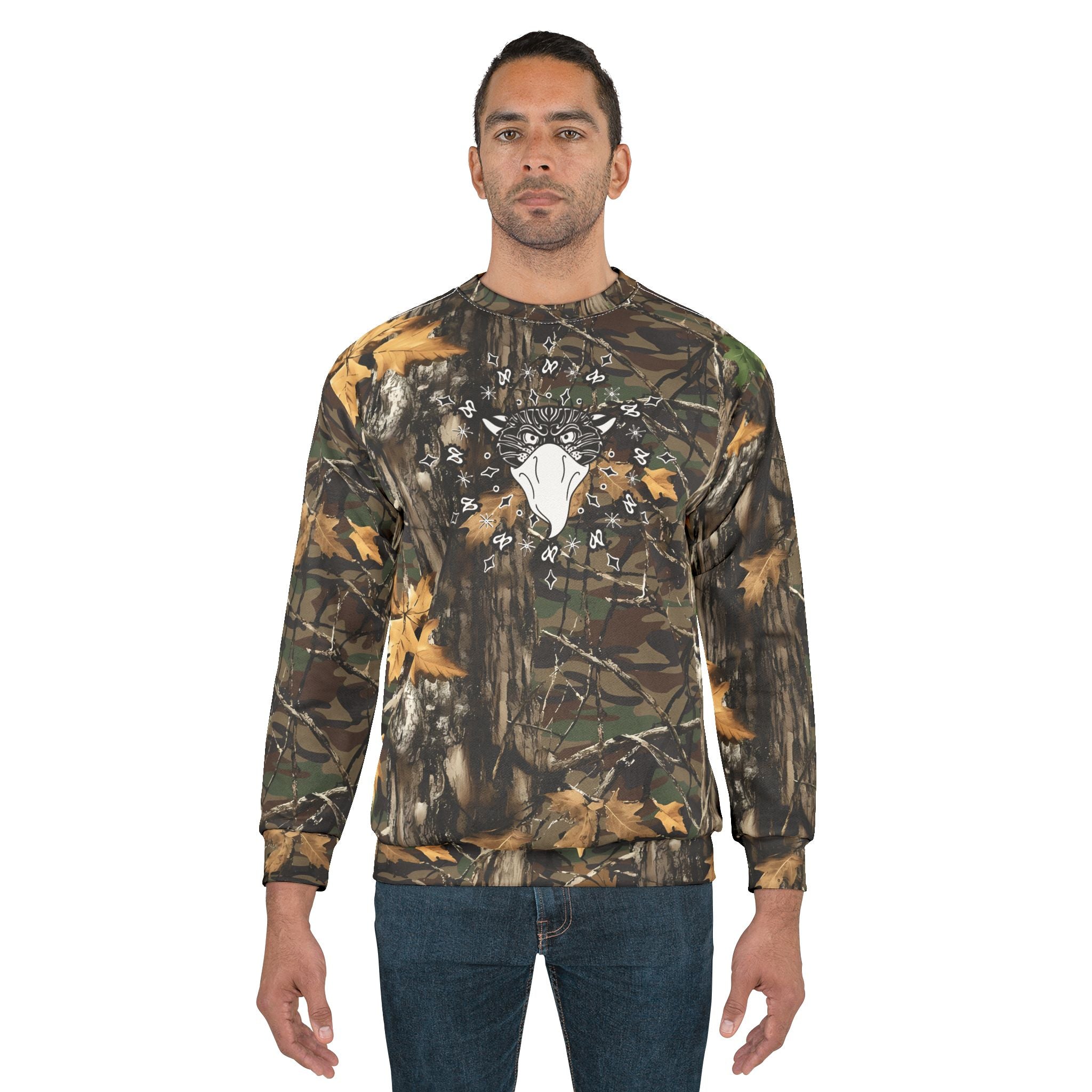 Bandito Panther Paisley Print Unisex Sweatshirt AOP