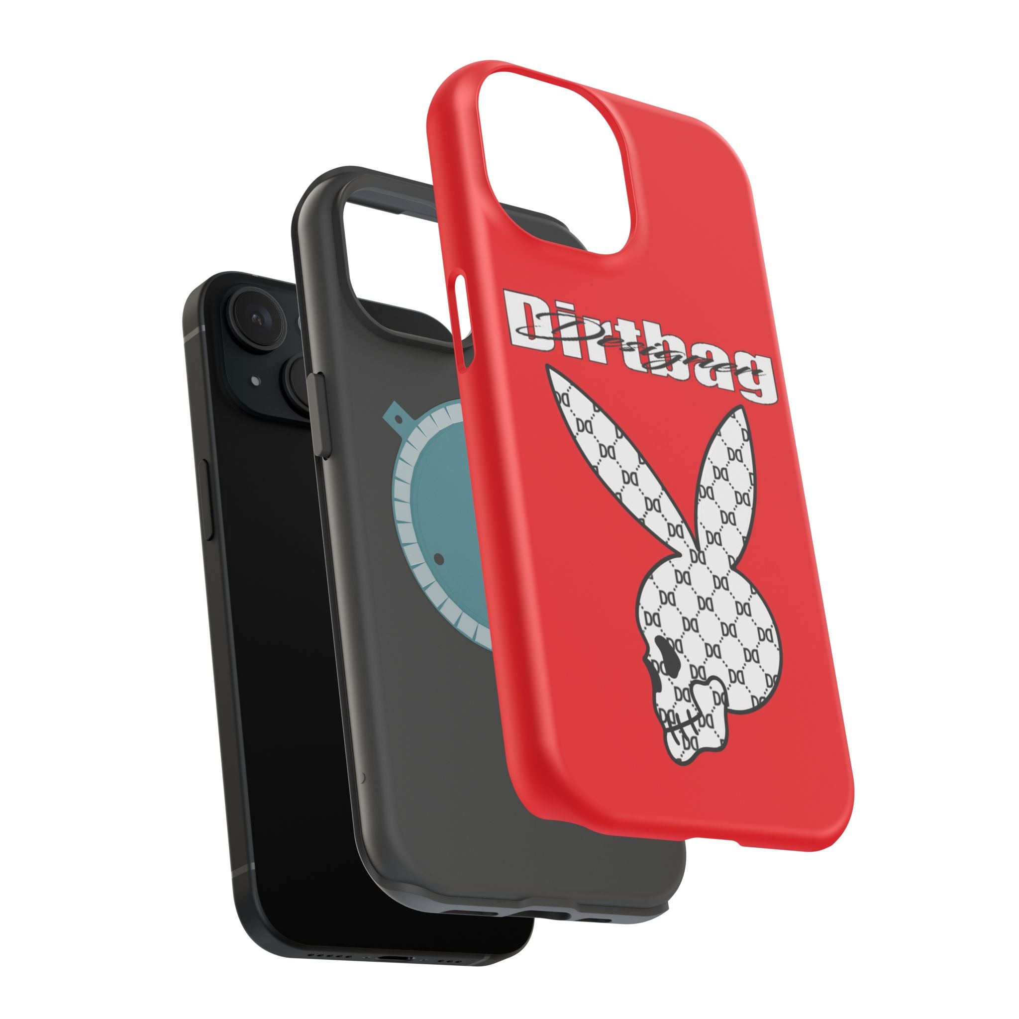 DD Monogram Bunny Skull Magnetic Phone Case