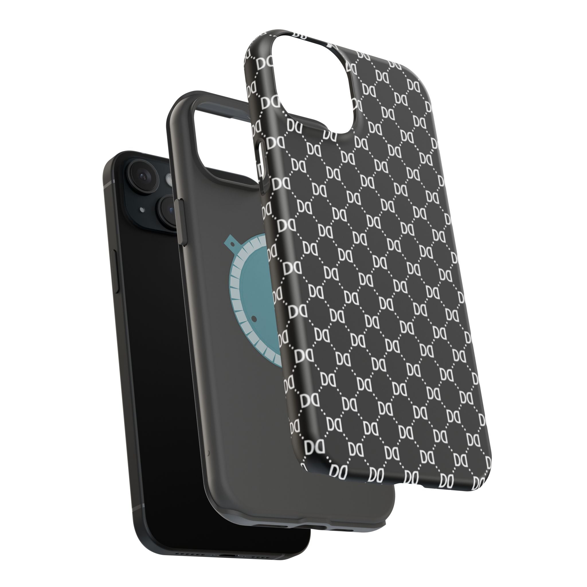 DD Monogram Pattern Magnetic Phone Case