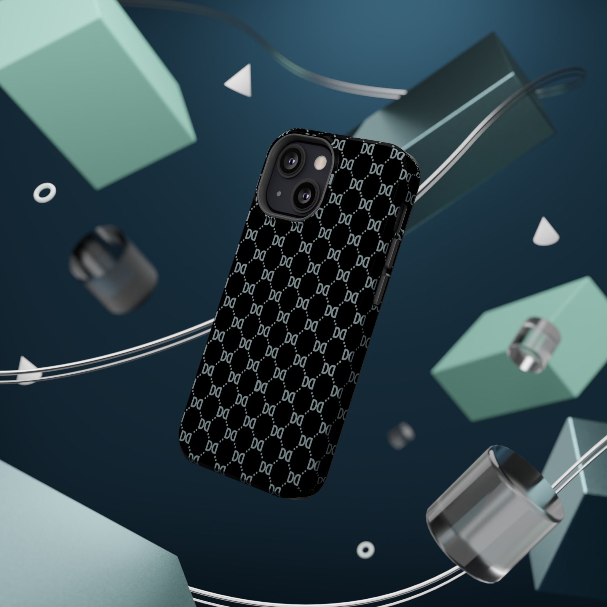 DD Monogram Pattern Magnetic Phone Case