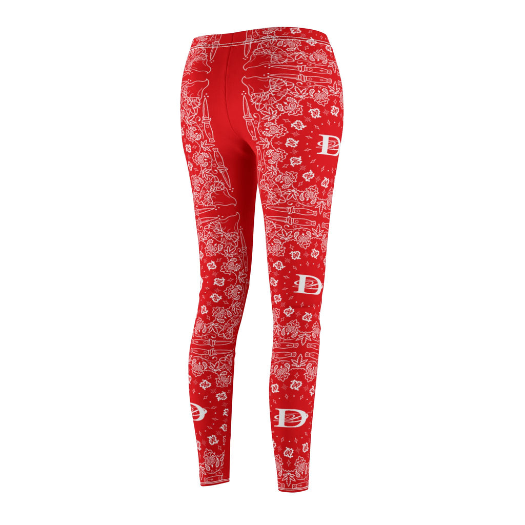 DD Custom Bandana Print Women's Leggings AOP