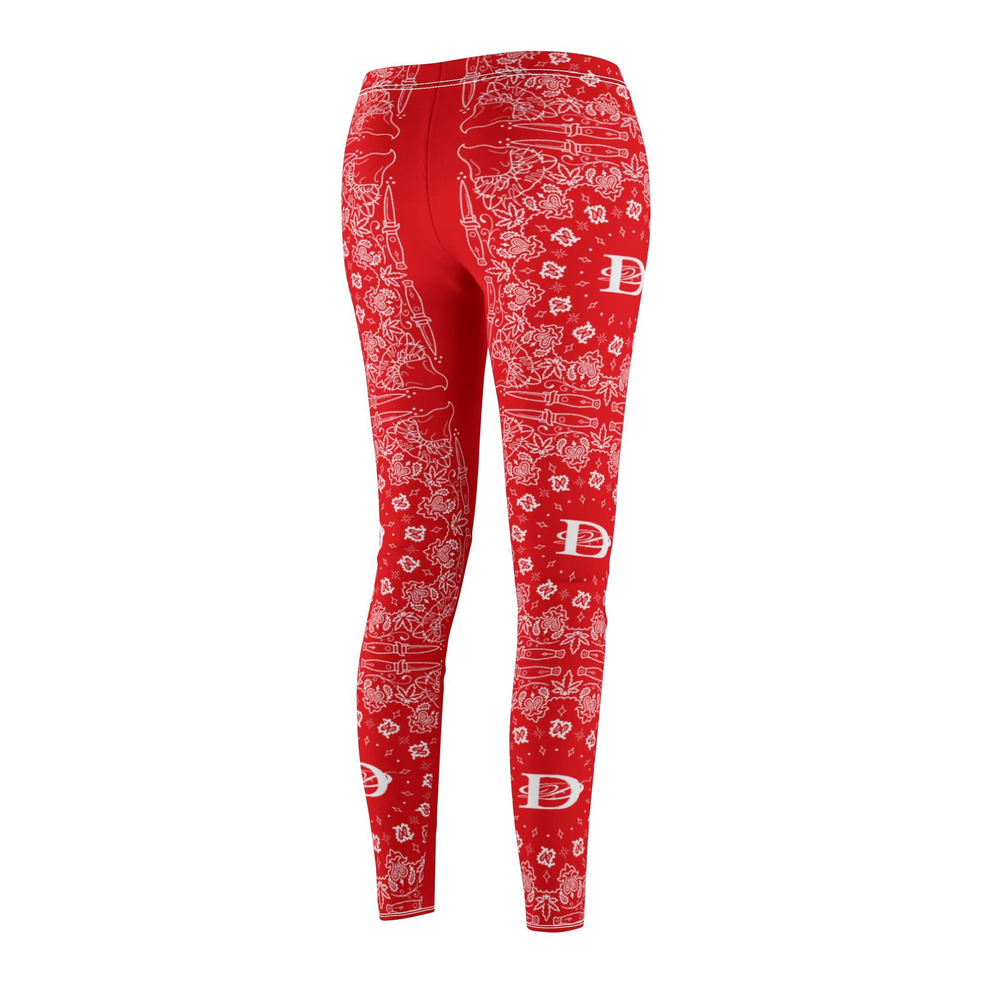 DD Custom Bandana Print Women's Leggings AOP