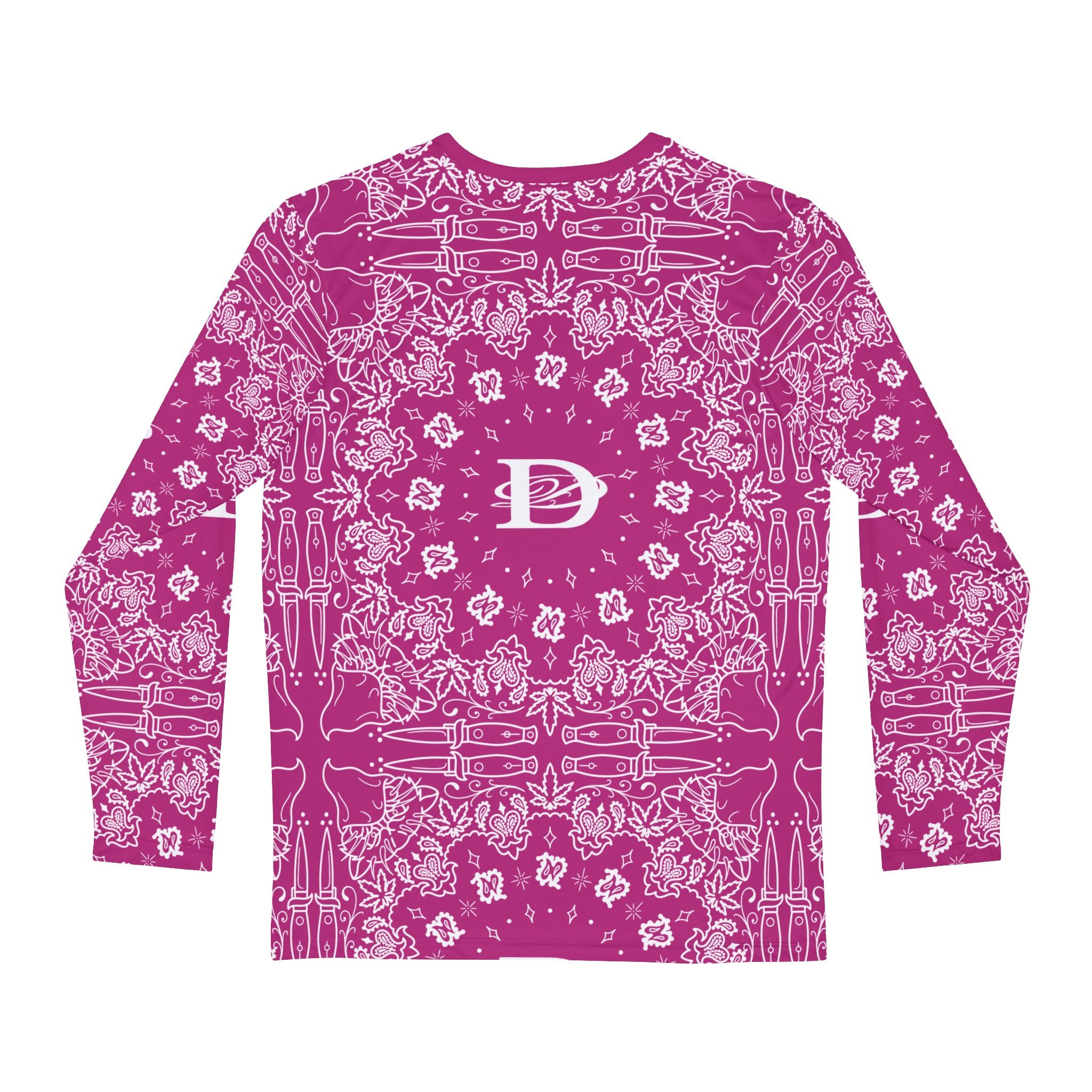 DD Custom Bandana Print Longsleeve T-Shirt AOP