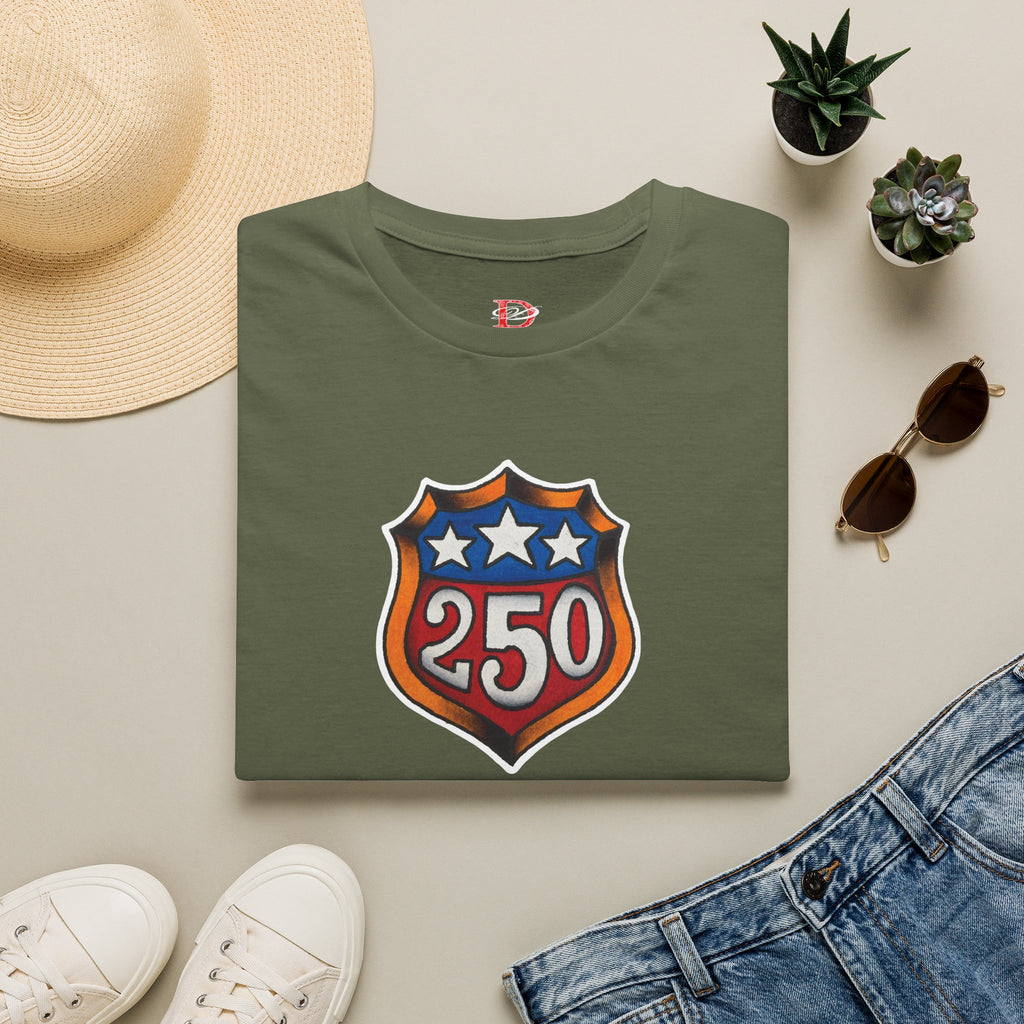 250th Anniversery Shield Tattoo Unisex Softstyle T-Shirt