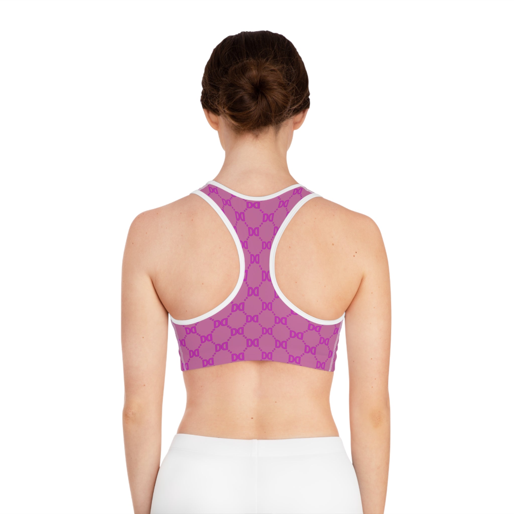 DD Monogram Pattern Sports Bra