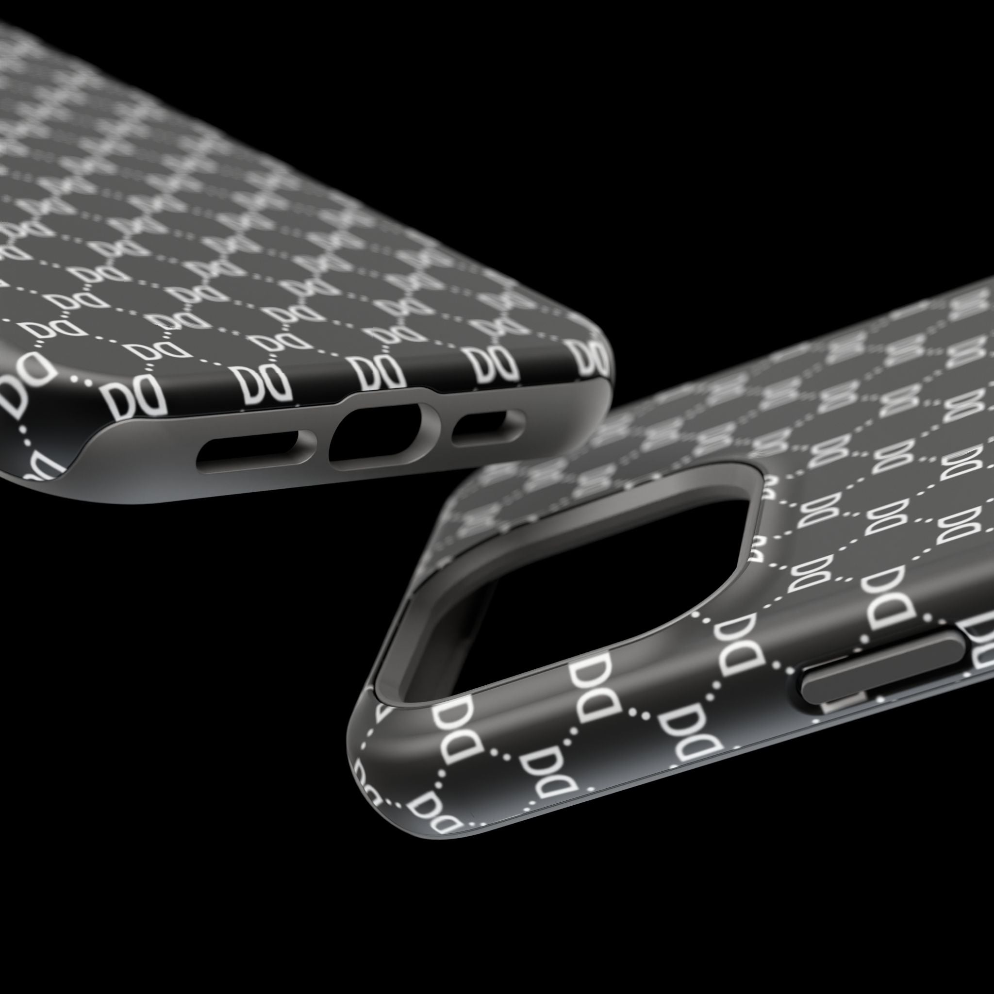 DD Monogram Pattern Magnetic Phone Case