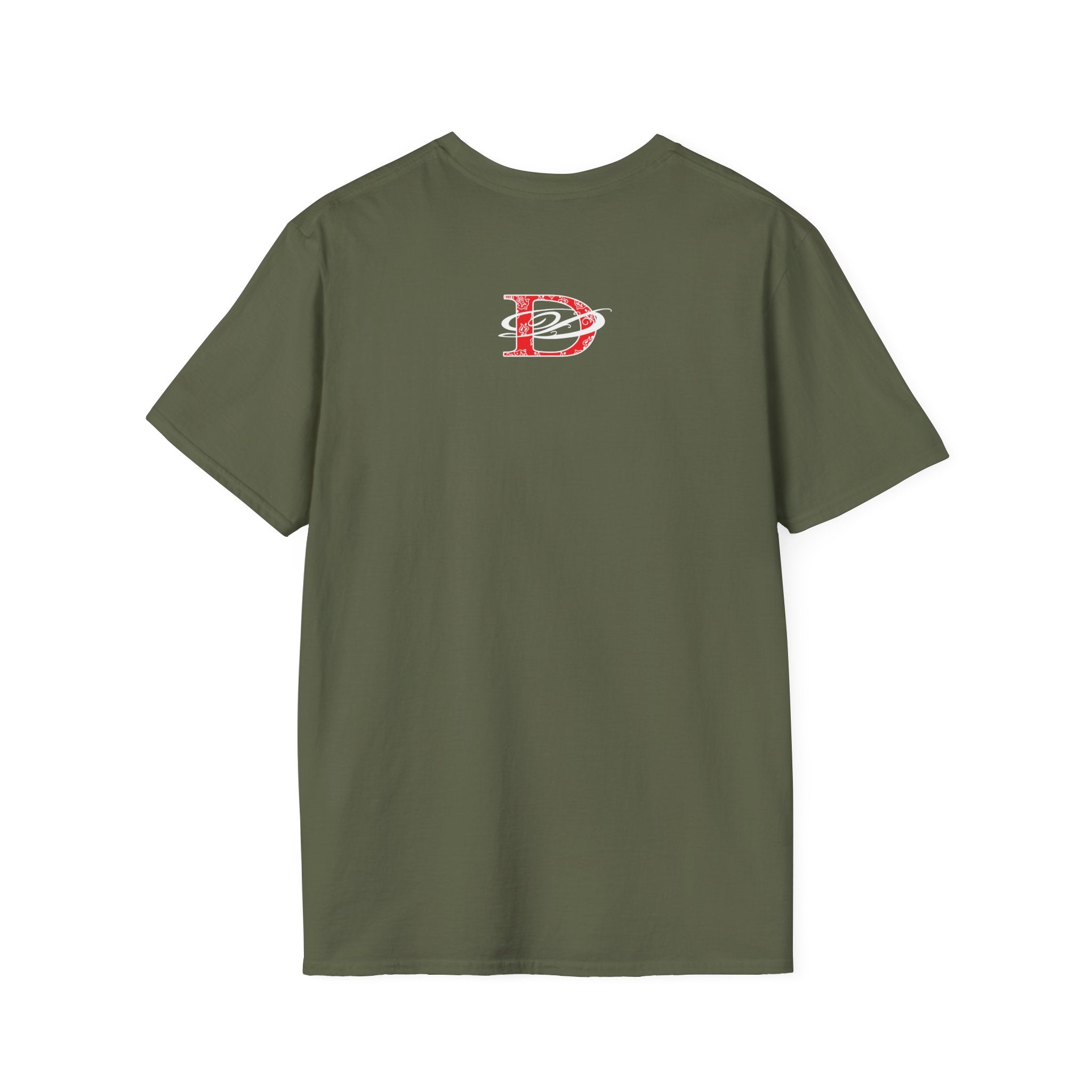 250th Anniversary American Flag and Heart Tattoo Unisex Softstyle T‑Shirt