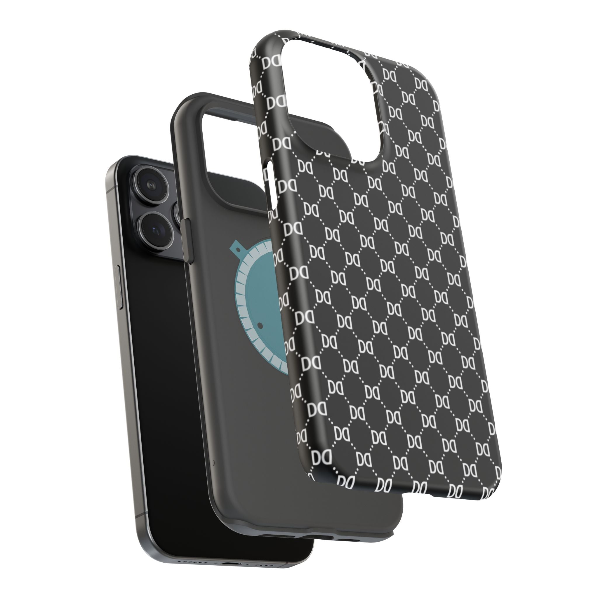 DD Monogram Pattern Magnetic Phone Case