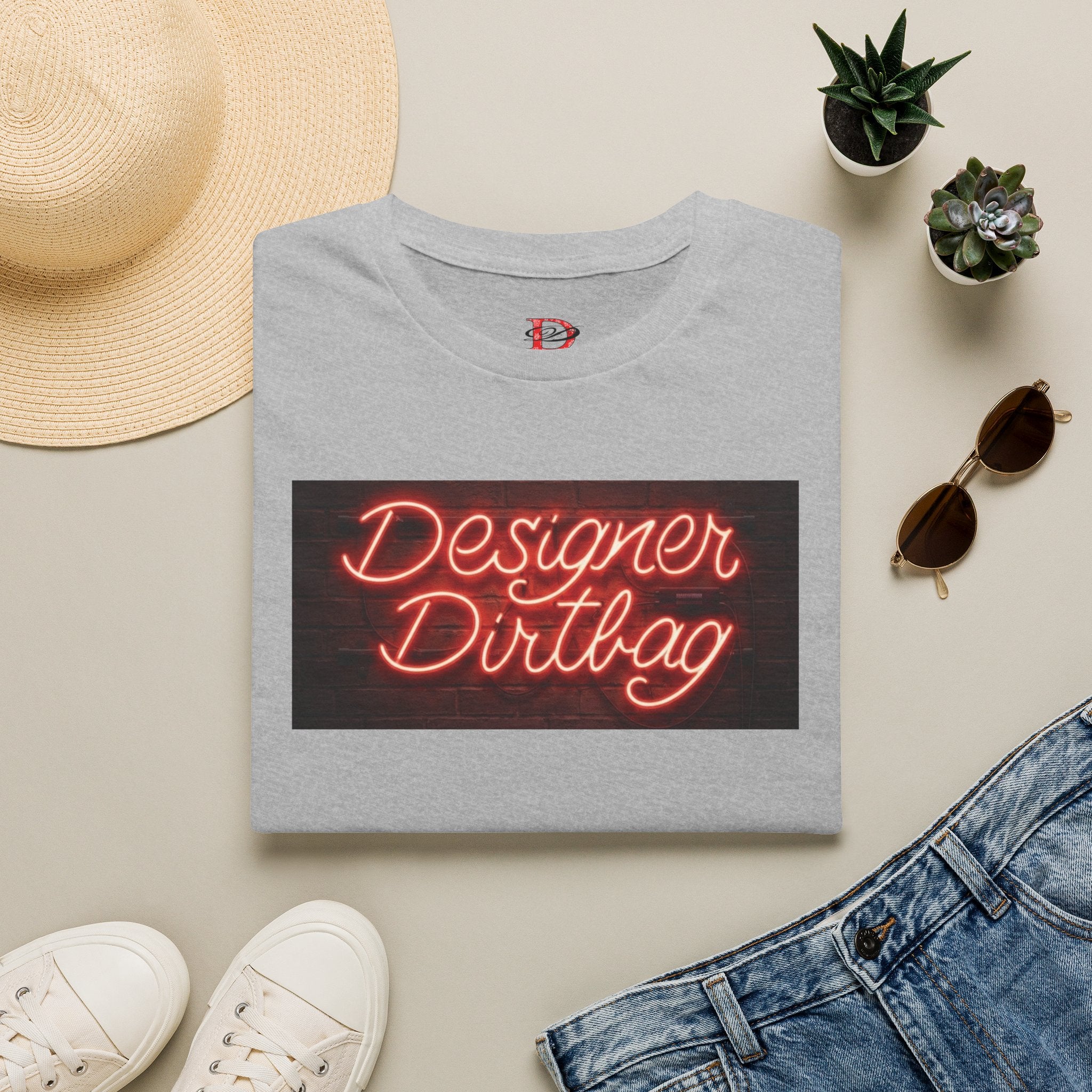 DD Neon Sign Softstyle Unisex T-Shirt