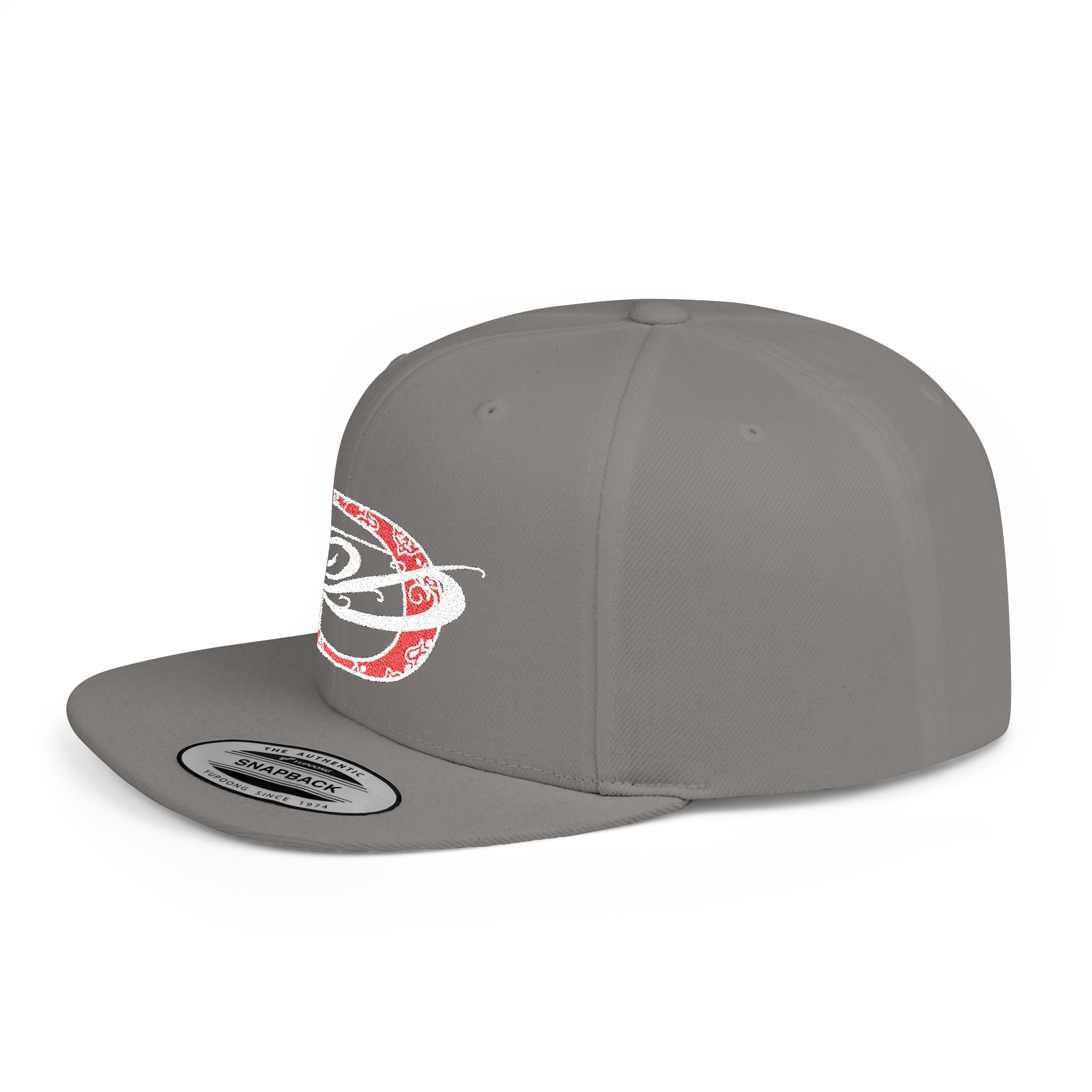 DD Bandana Logo Flat Bill Snapback Cap Streetwear, Tattoo, Designer, Fashion, Embroidery