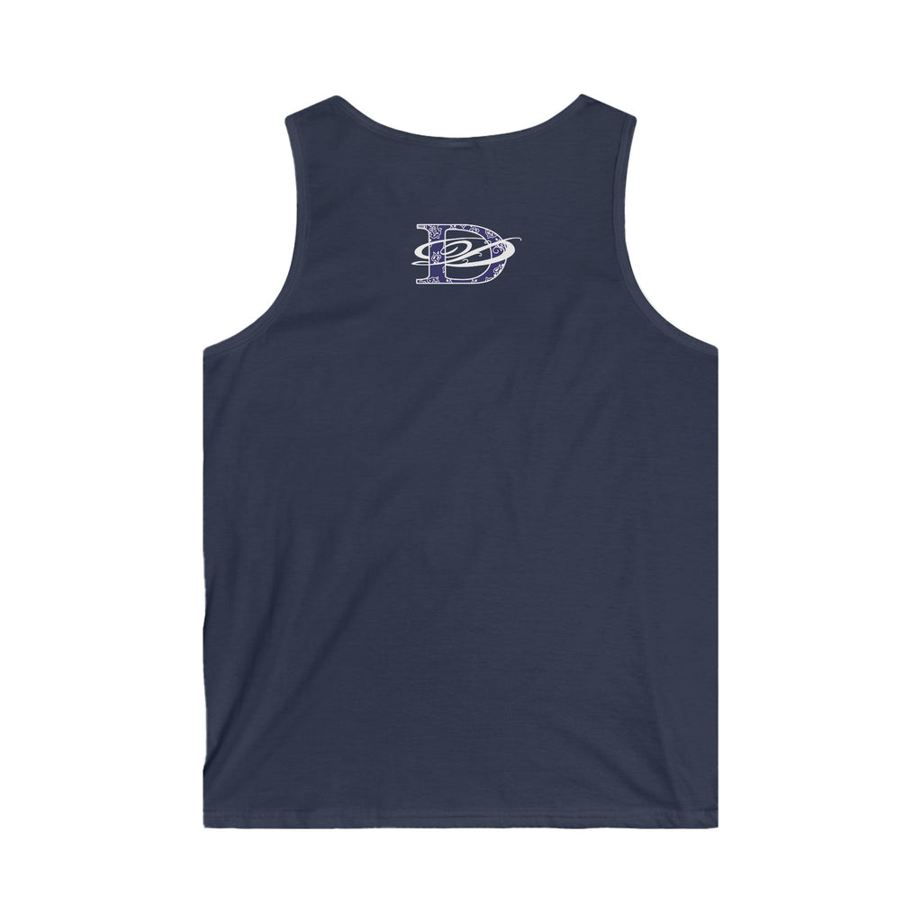 Old English Bandana Print Mens Tank Top