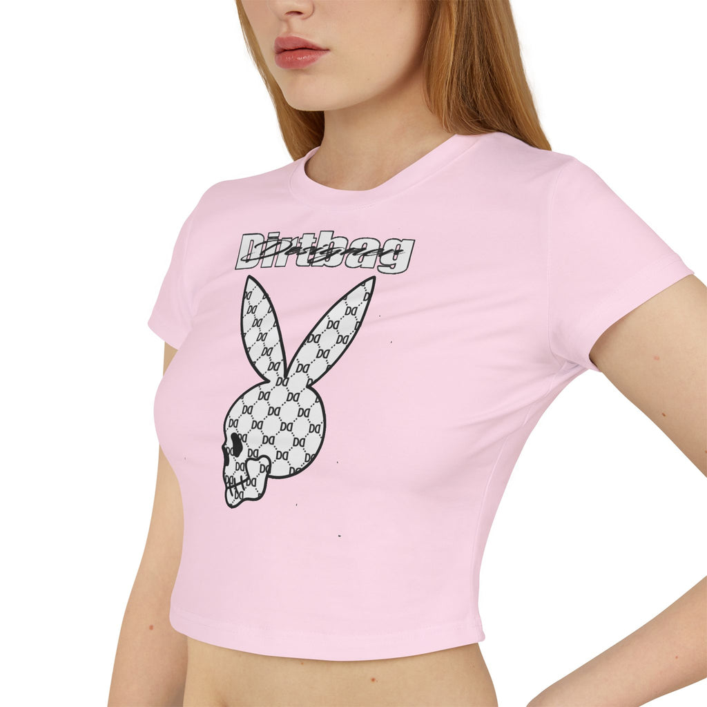 DD Monogram Bunny Skull Women's Baby Tee
