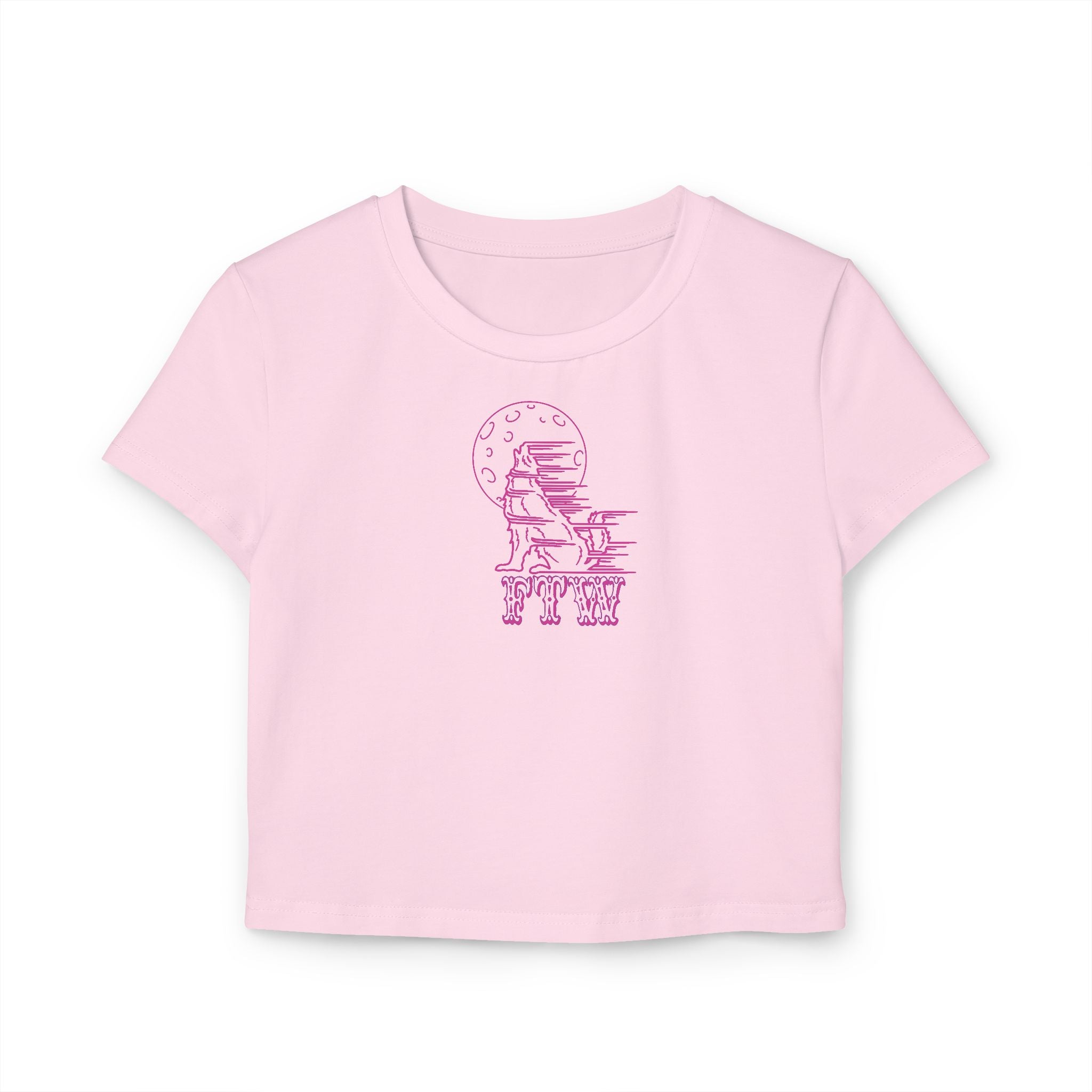 "Stay Hungry" Wolf Women's Baby Tee