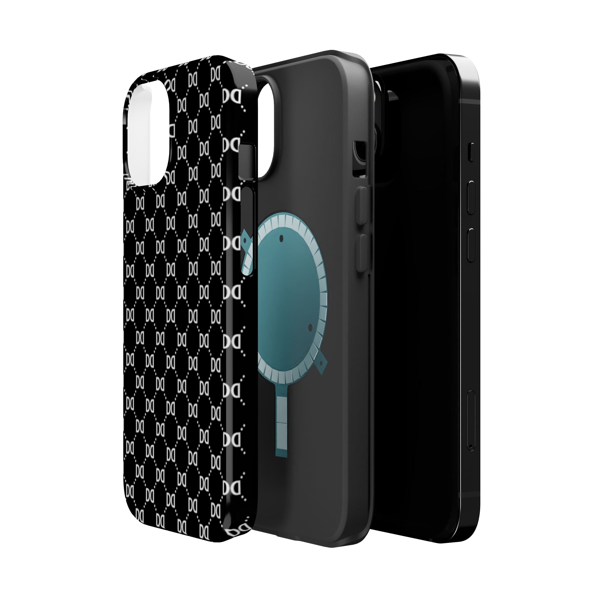 DD Monogram Pattern Magnetic Phone Case