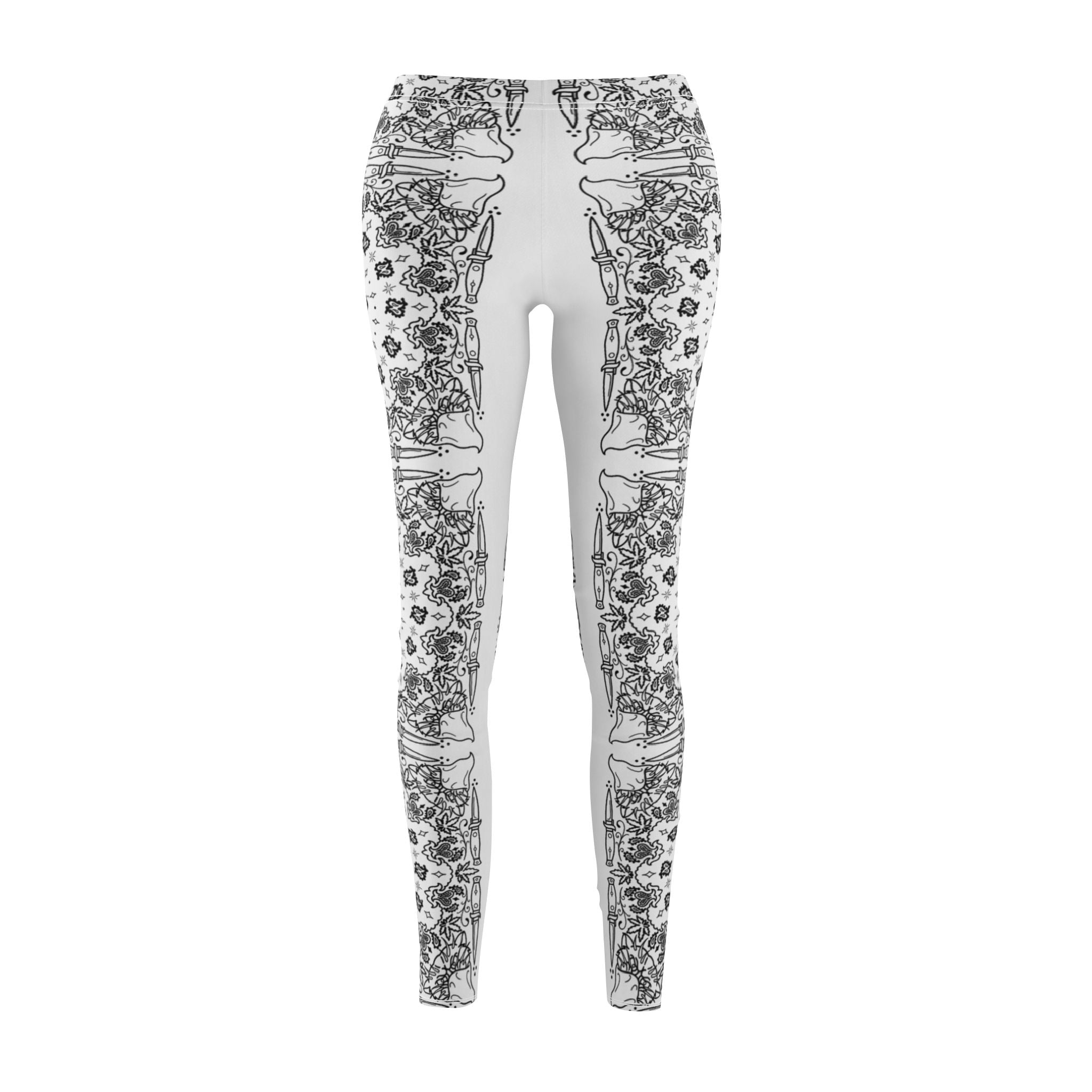 DD Custom Bandana Print Women's Casual Leggings AOP