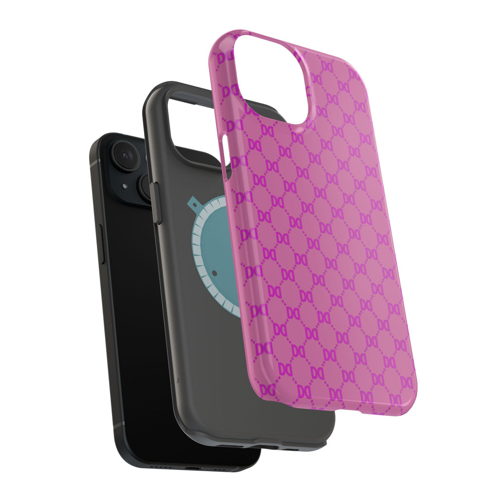 DD Monogram Pattern Magnetic Phone Case