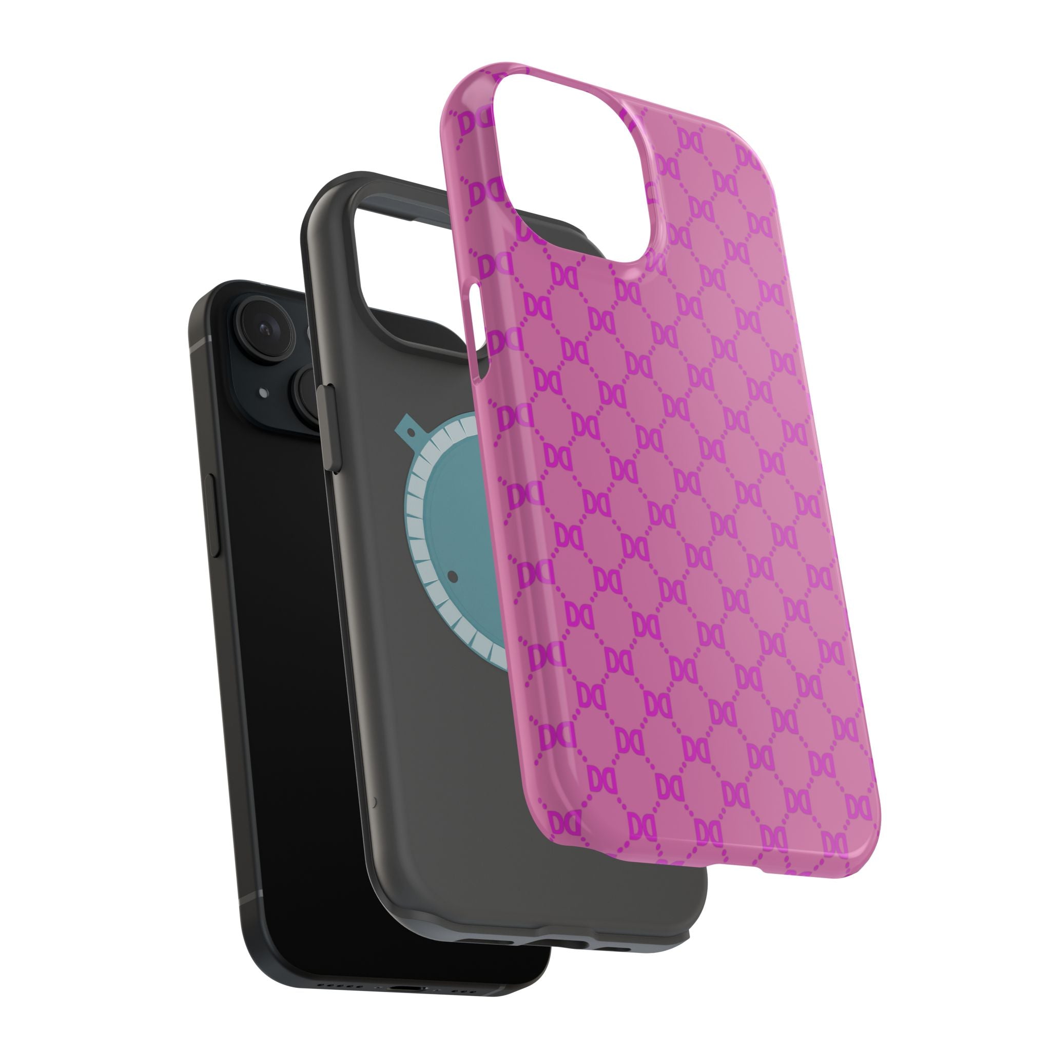 DD Monogram Pattern Magnetic Phone Case