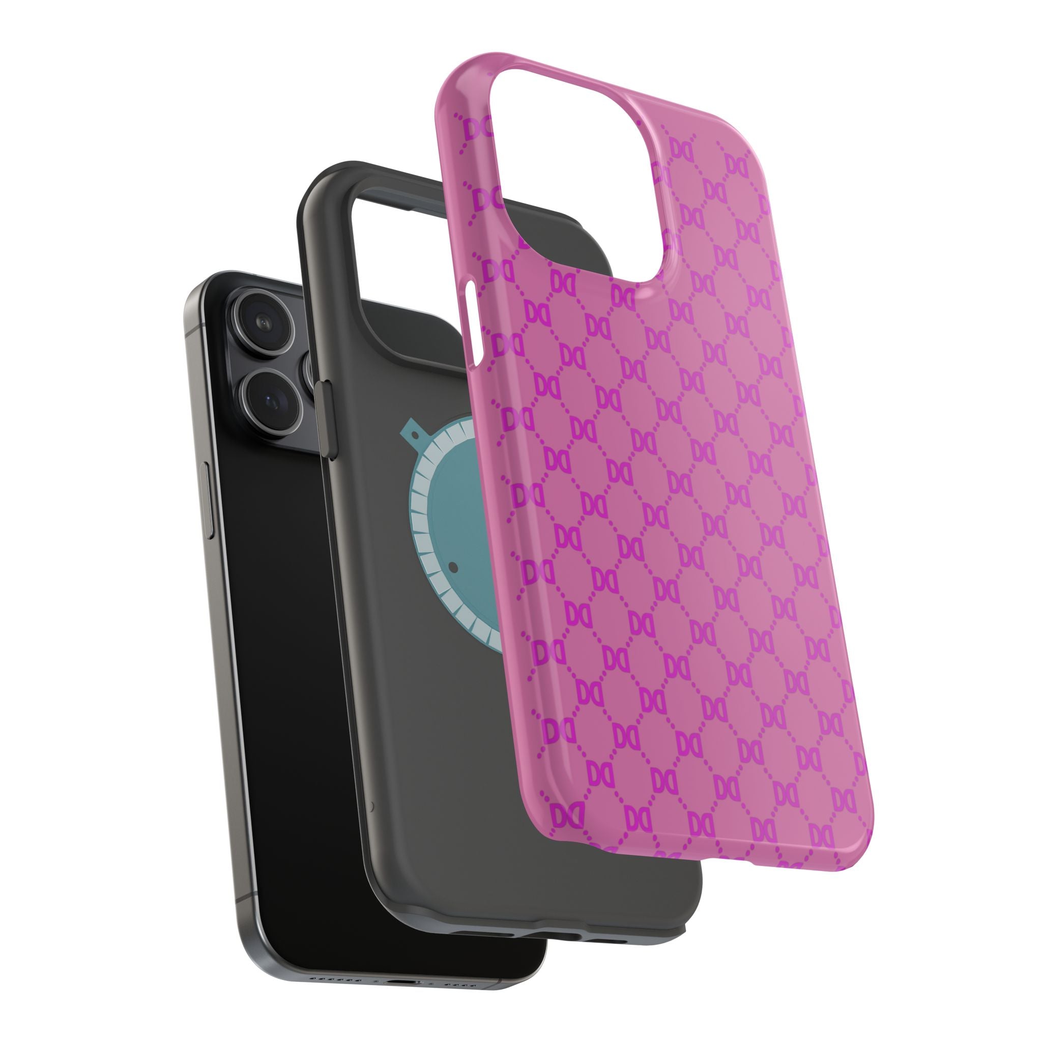 DD Monogram Pattern Magnetic Phone Case