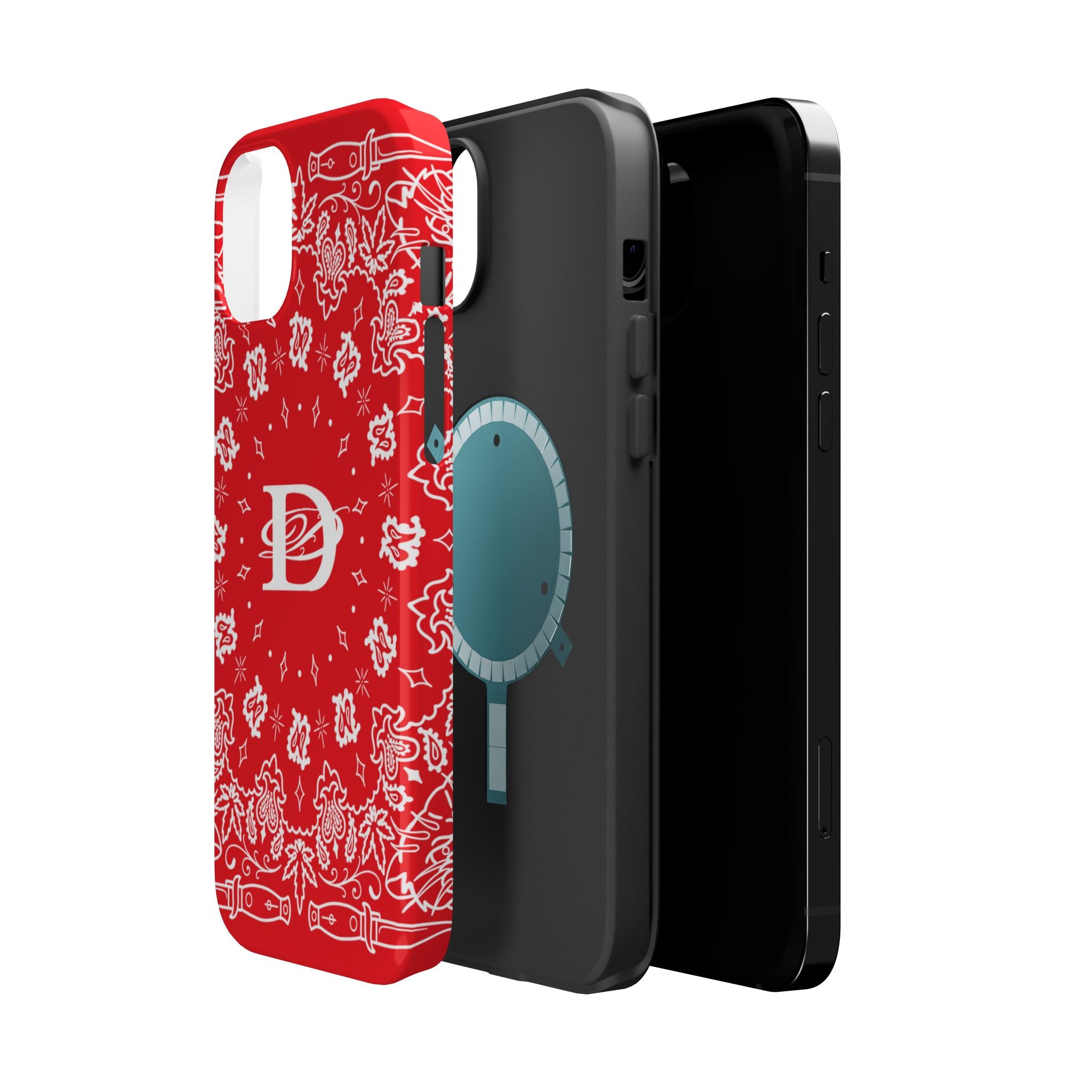 DD Custom Bandana Print Magnetic Case iPhone/Samsung