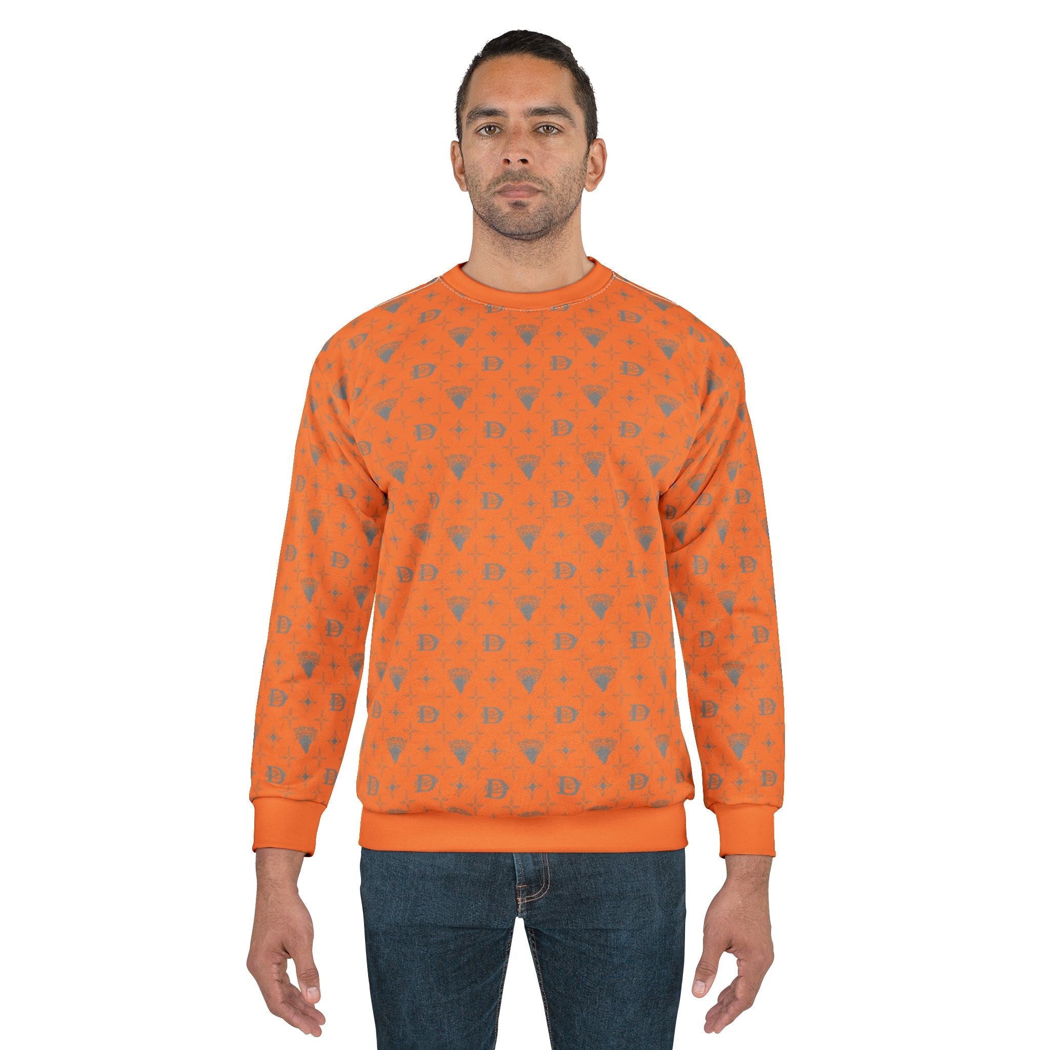 Bandito Panther Custom Monogram Print Unisex Sweatshirt AOP