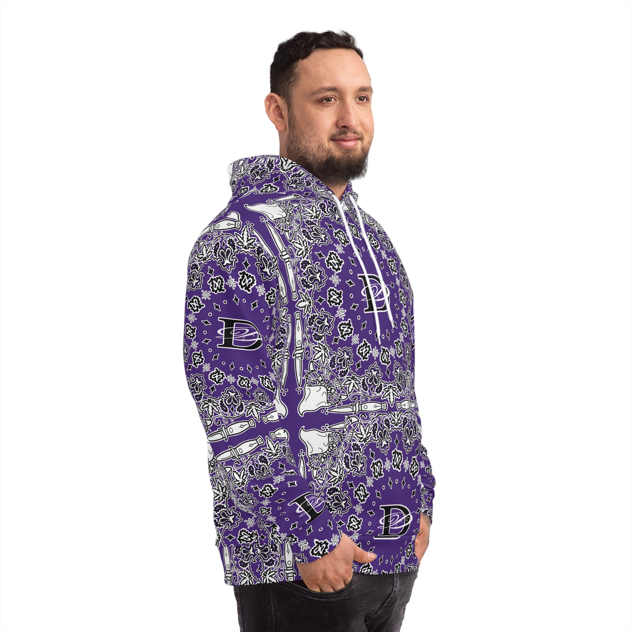 DD Custom Bandana Unisex Hoodie AOP