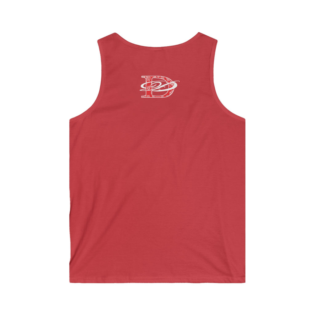 Old English Bandana Print Mens Tank Top